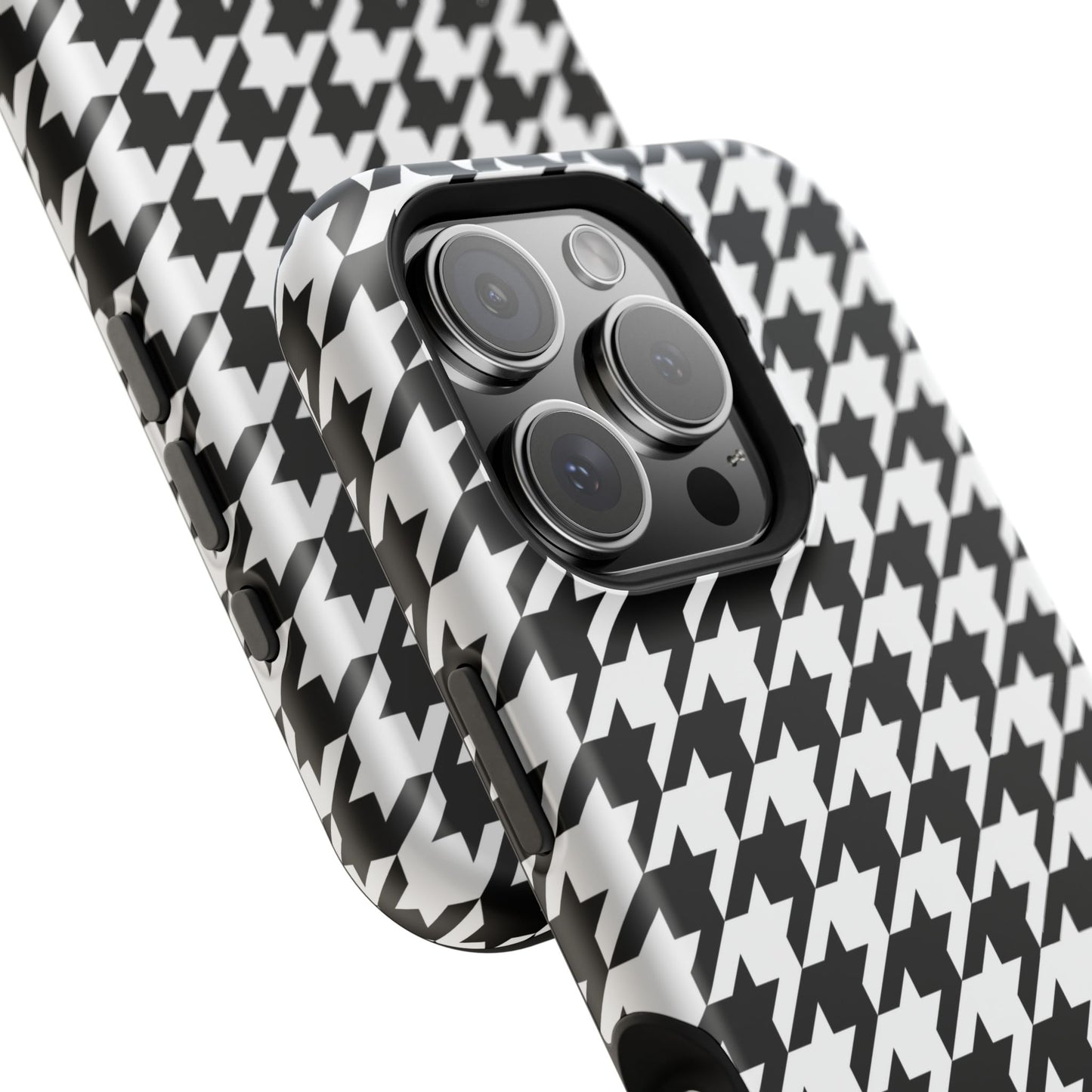 Houndstooth - Magnetic Phone Case - Arc & Bold
