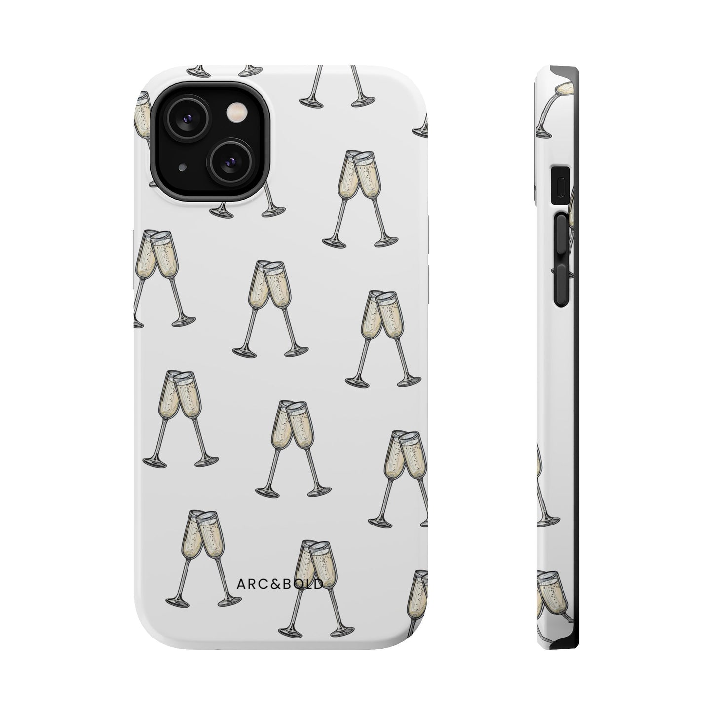 Champagne Toast -Magnetic Tough Case - Arc & Bold