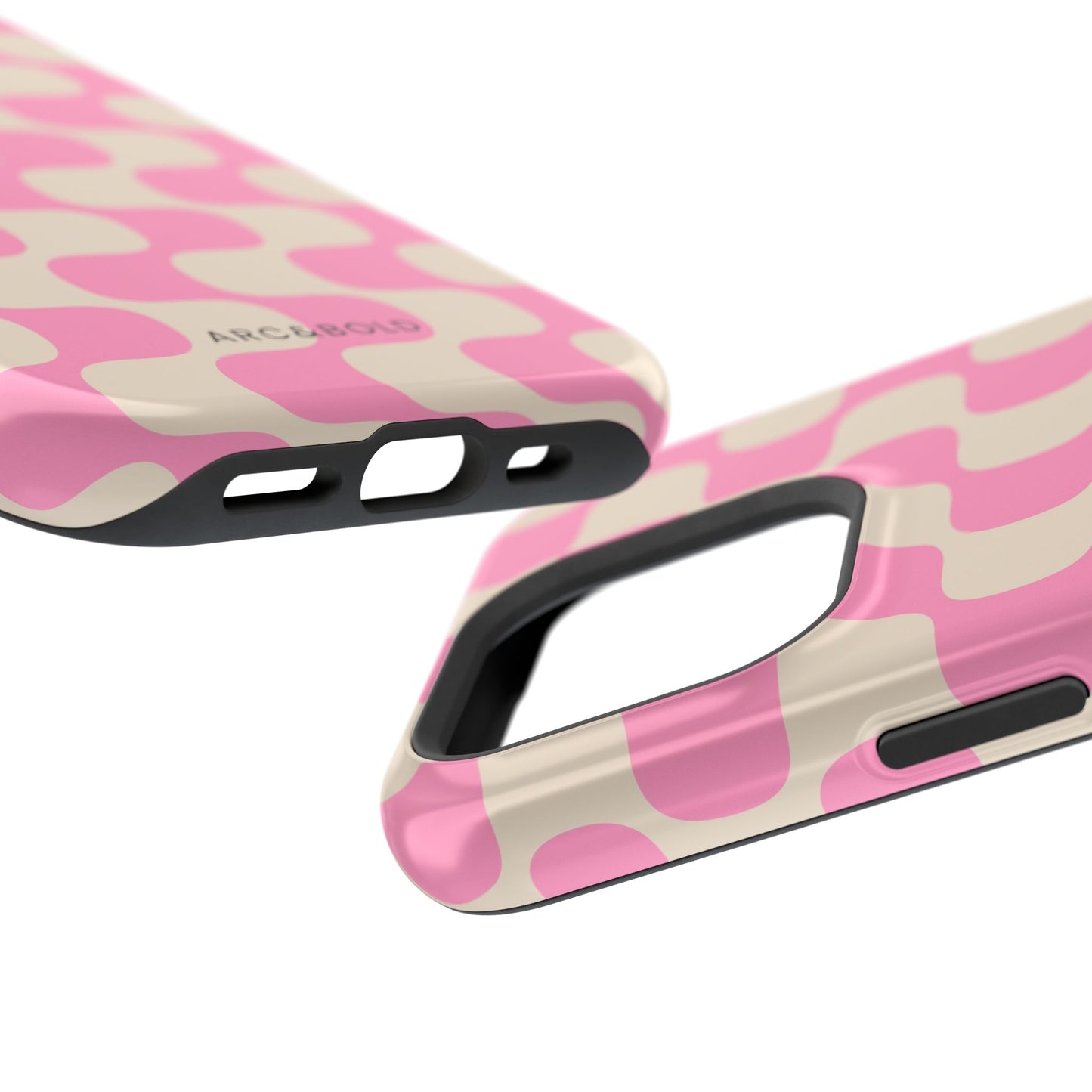 Pink Waves - Magnetic Phone Case - Arc & Bold