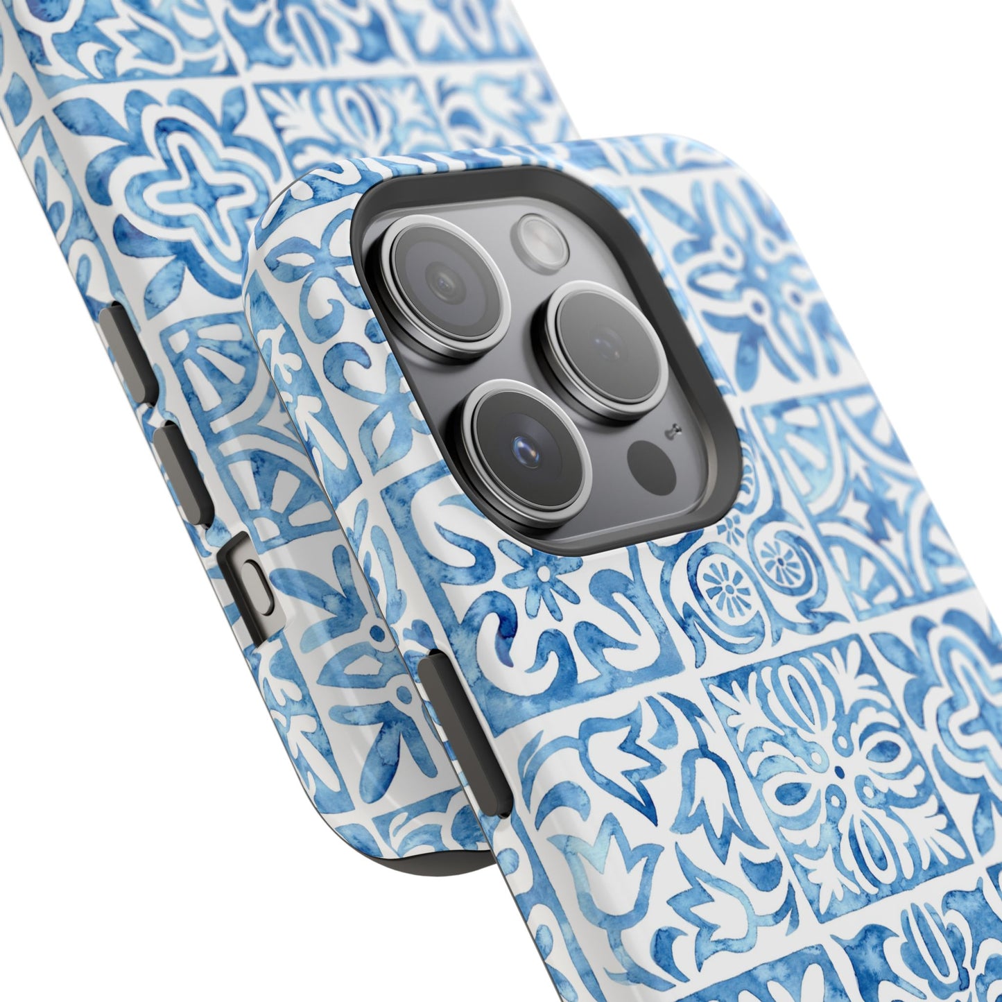 Blue Mosaic - Magnetic Phone Case - Arc & Bold
