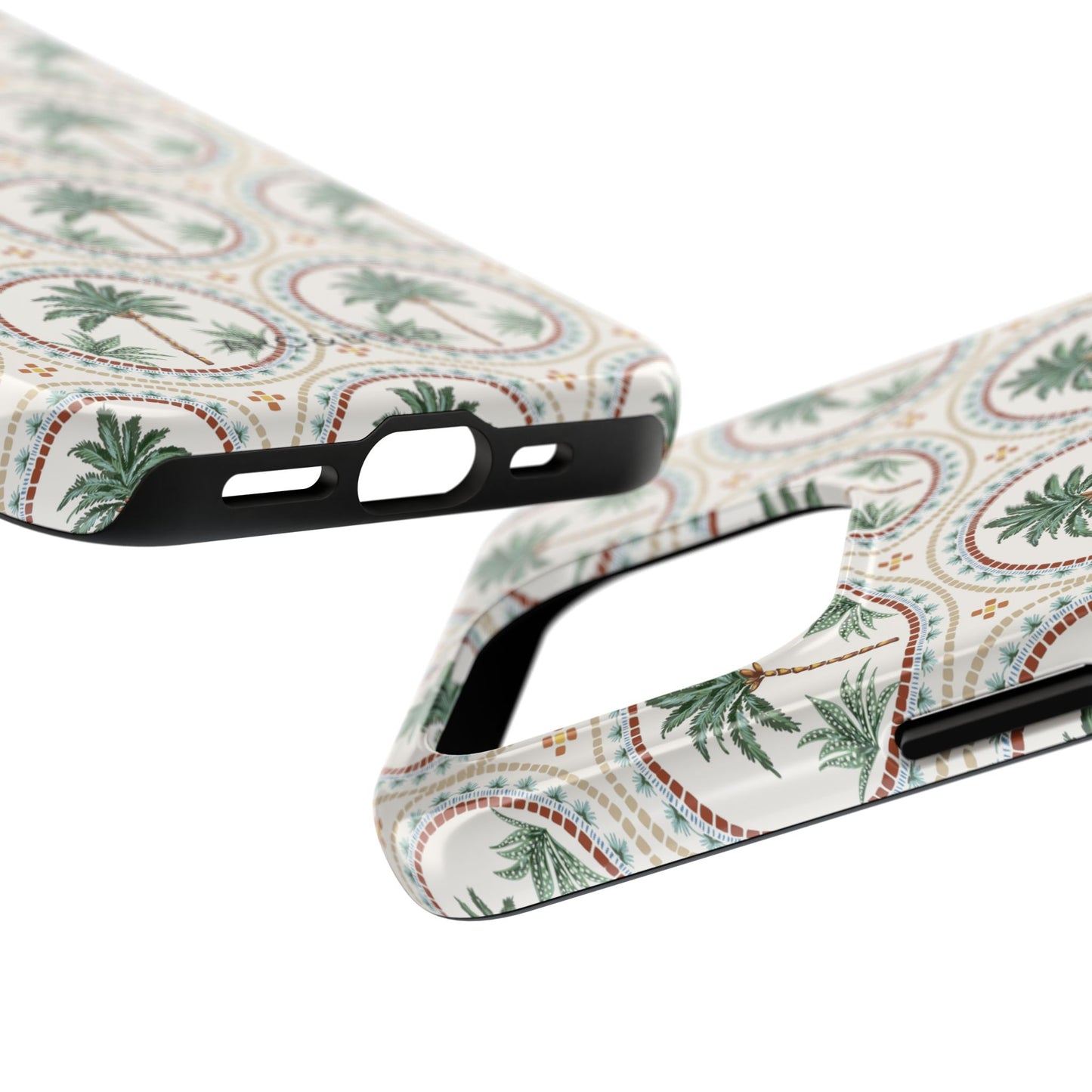Tropical Tile Palm - Tough Phone Case - Arc & Bold