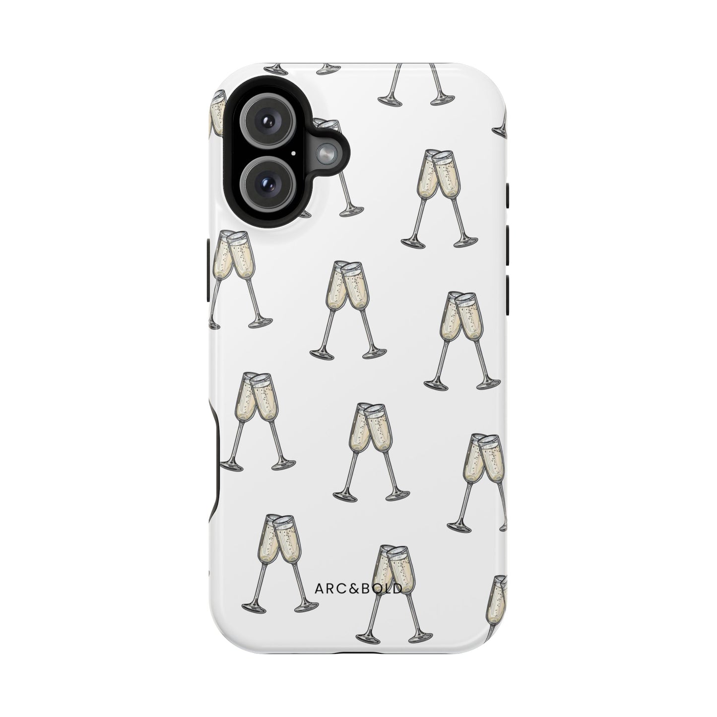 Champagne Toast -Magnetic Tough Case - Arc & Bold