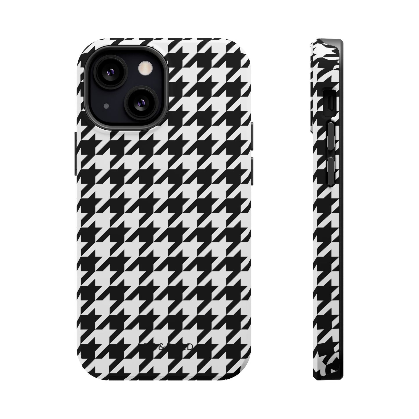 Houndstooth - Magnetic Phone Case - Arc & Bold