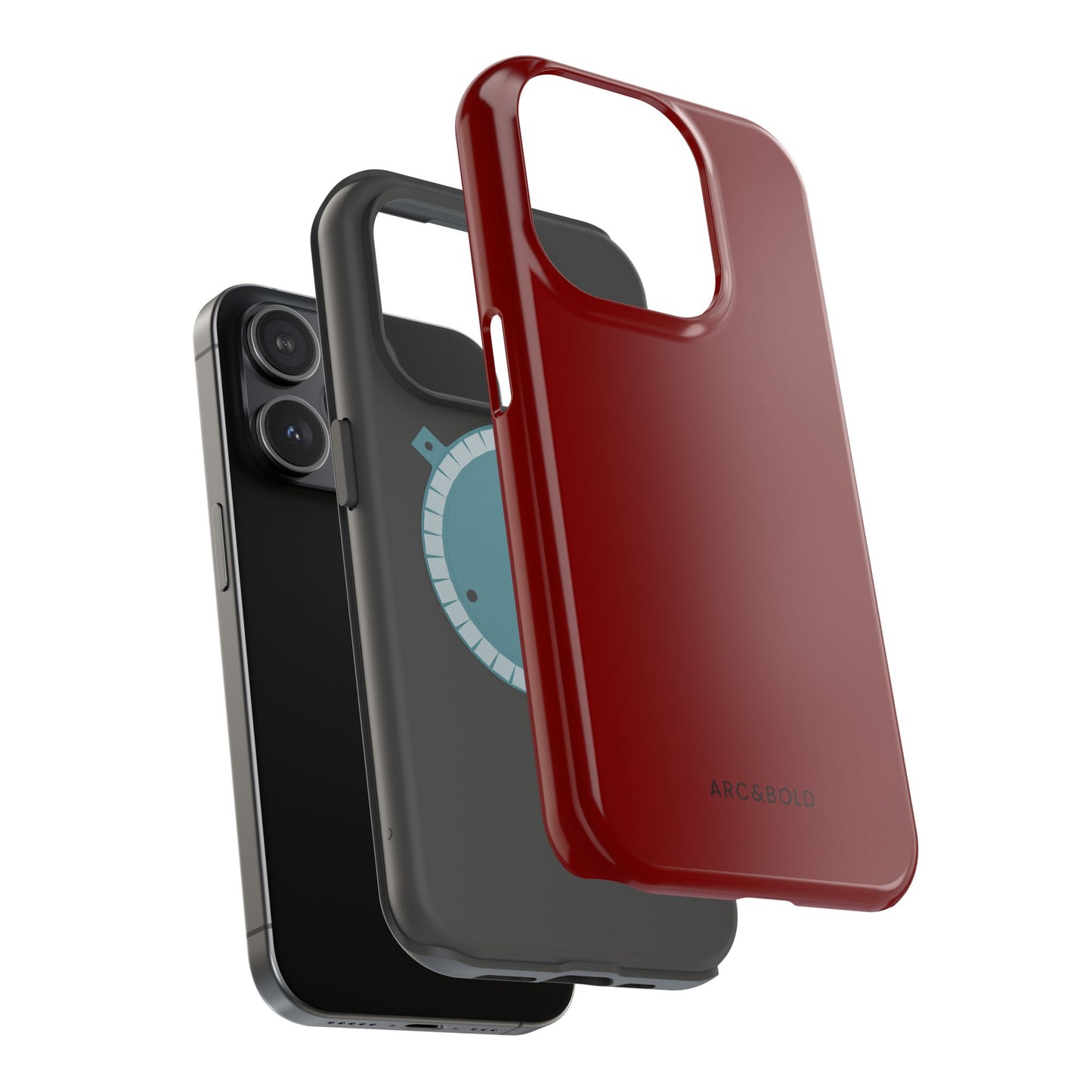 Ruby Shield - Magnetic Phone Case - Arc & Bold