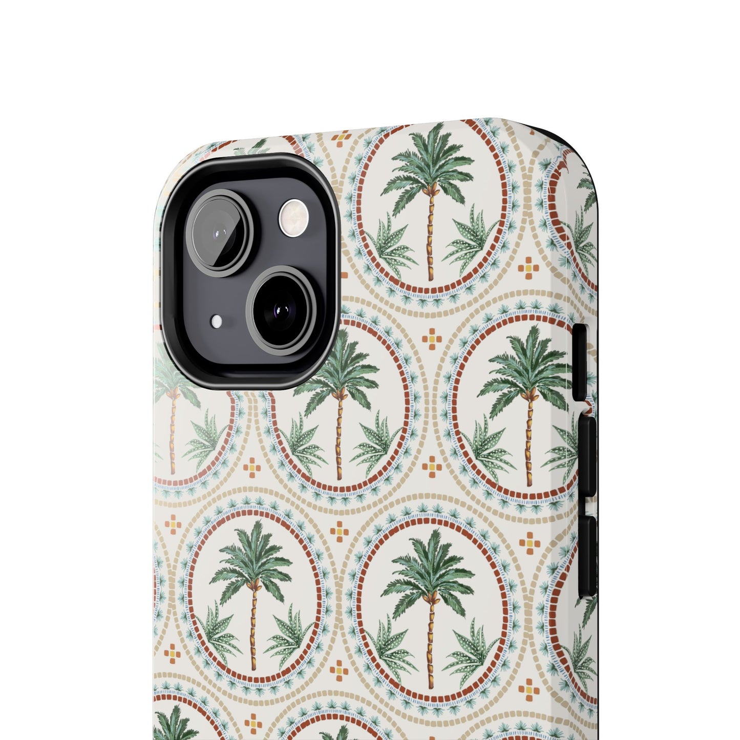 Tropical Tile Palm - Tough Phone Case - Arc & Bold