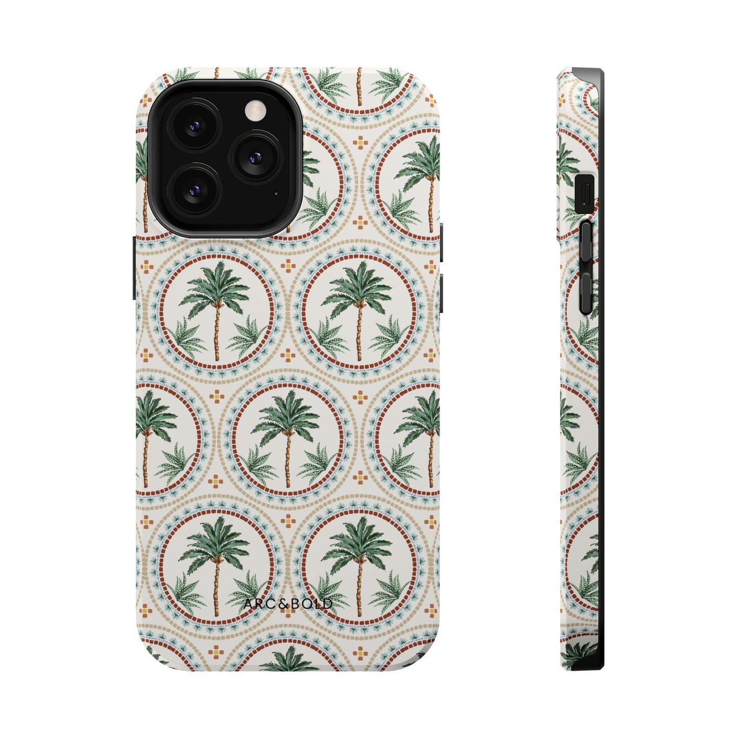 Tropical Tile Palm - Magnetic Tough Case - Arc & Bold