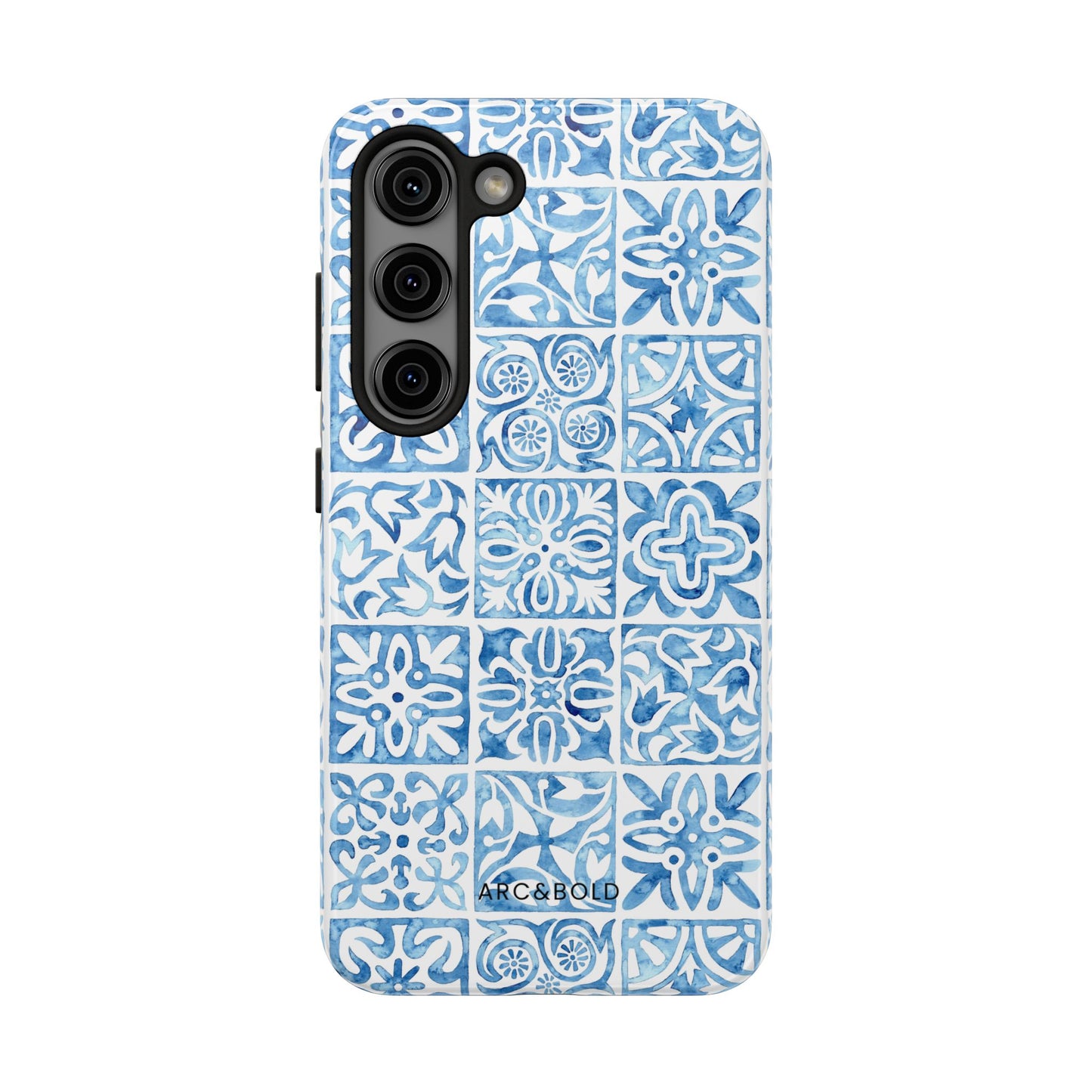 Blue Mosaic - Tough Phone Case - Arc & Bold