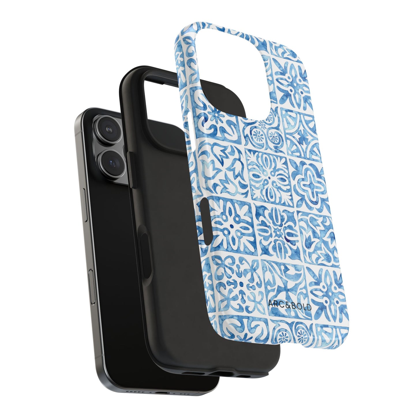 Blue Mosaic - Tough Phone Case - Arc & Bold