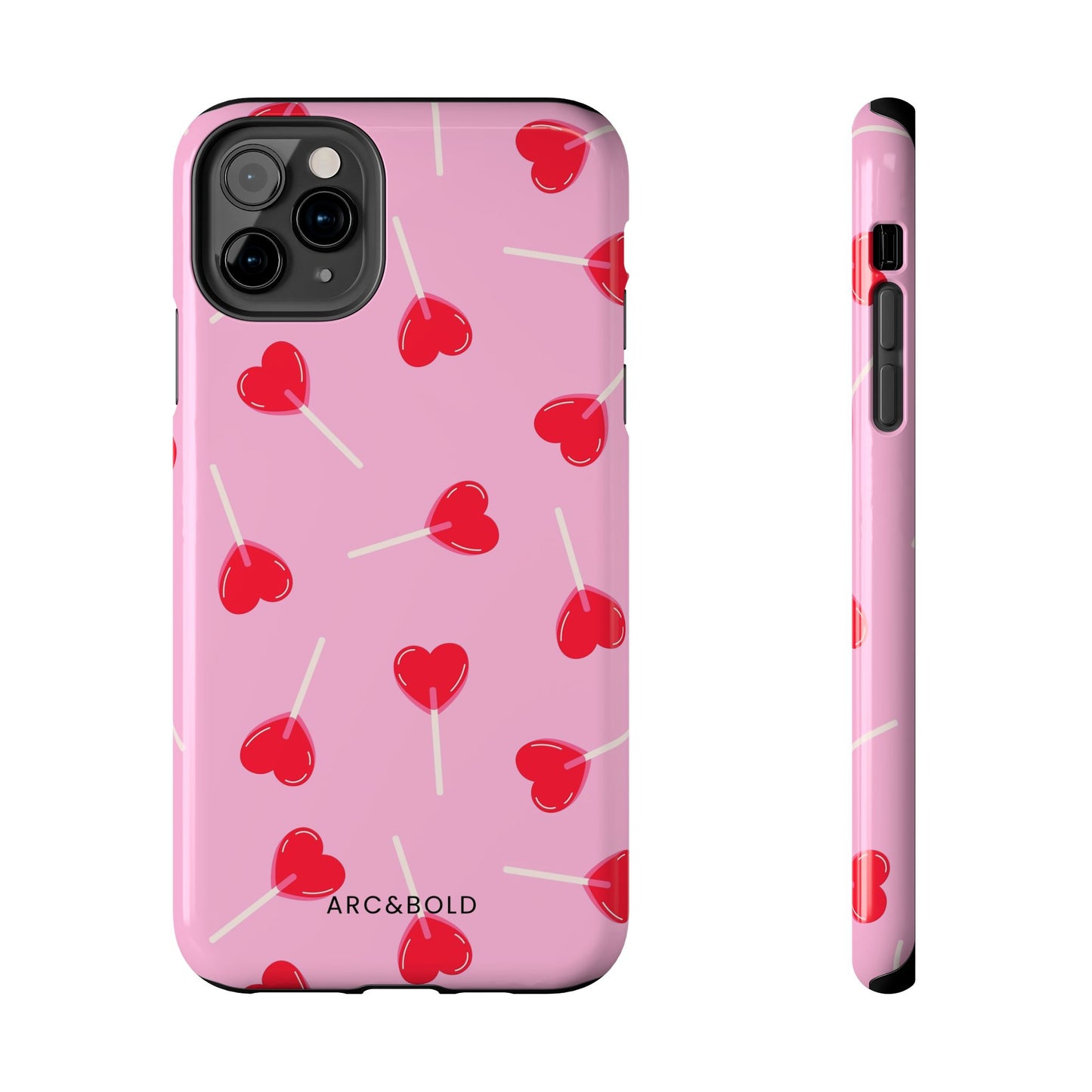 Heart Pops - Tough Phone Case - Arc & Bold