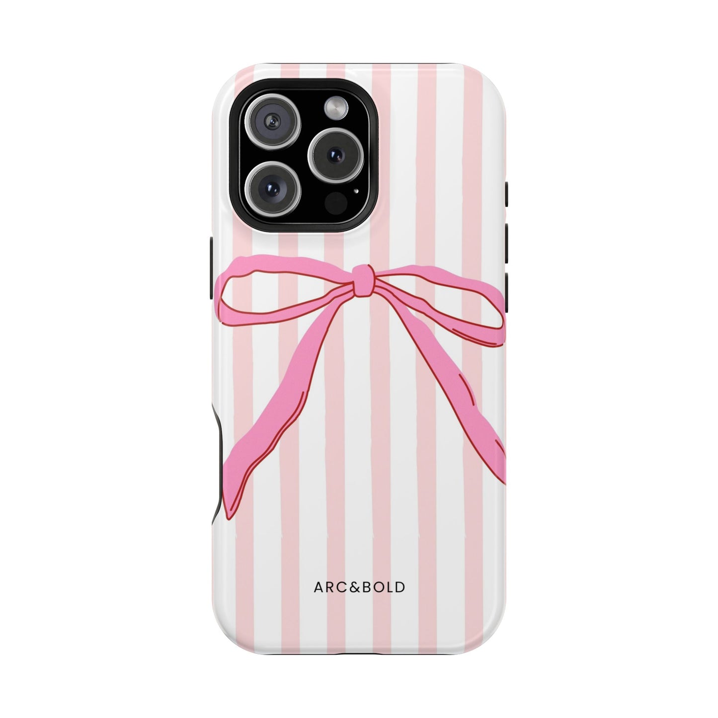 Pink Bow - Magnetic Phone Case - Arc & Bold