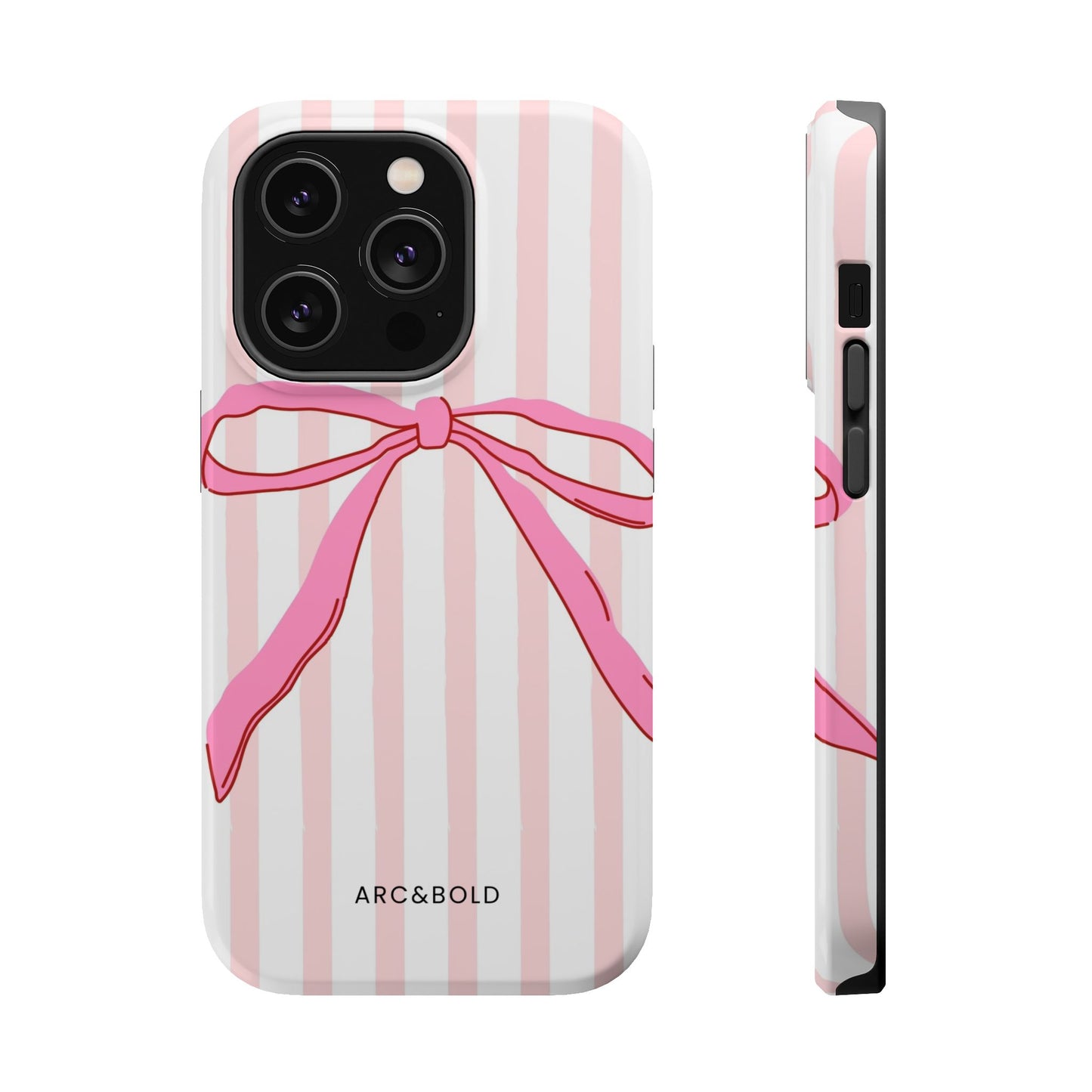 Pink Bow - Magnetic Phone Case - Arc & Bold
