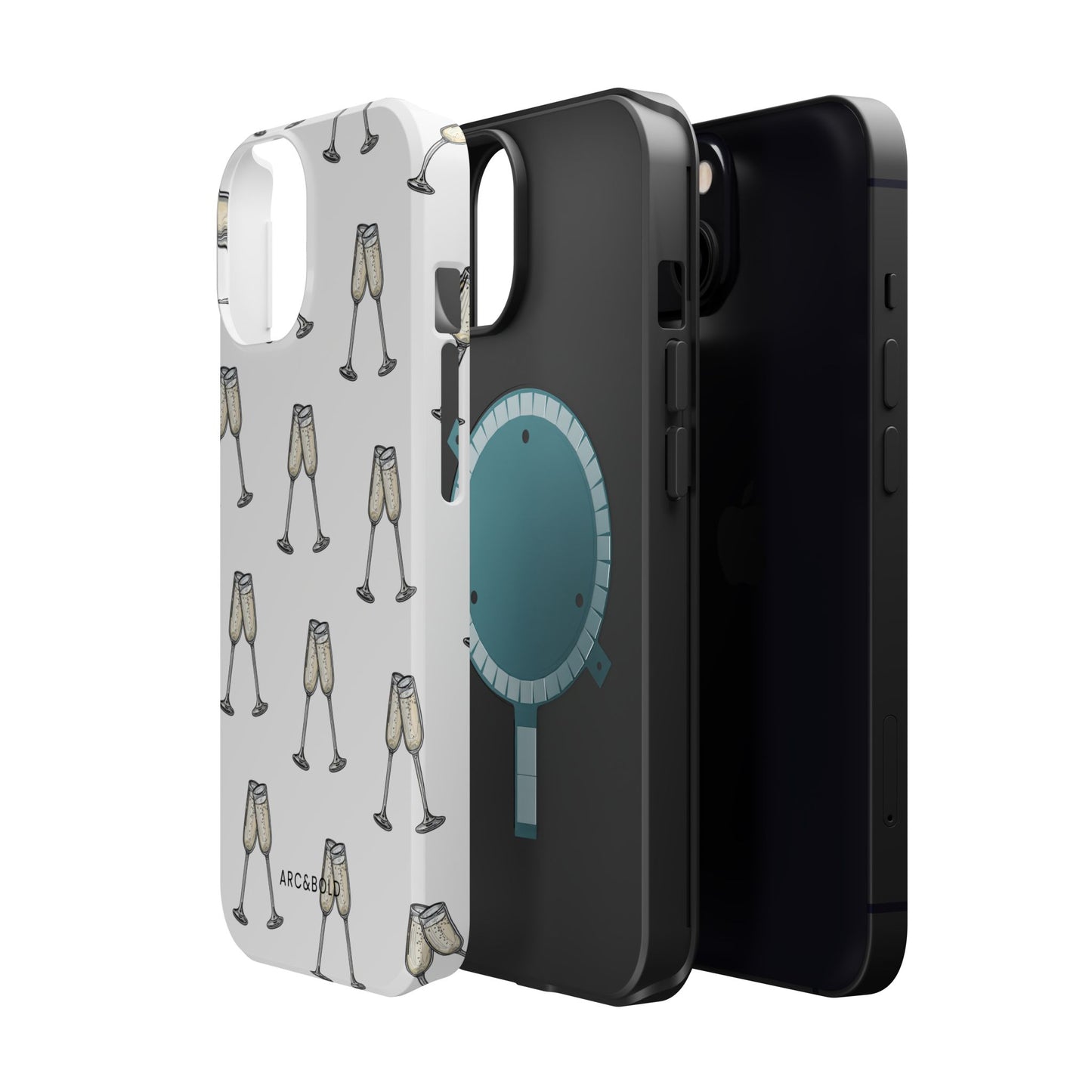 Champagne Toast -Magnetic Tough Case - Arc & Bold