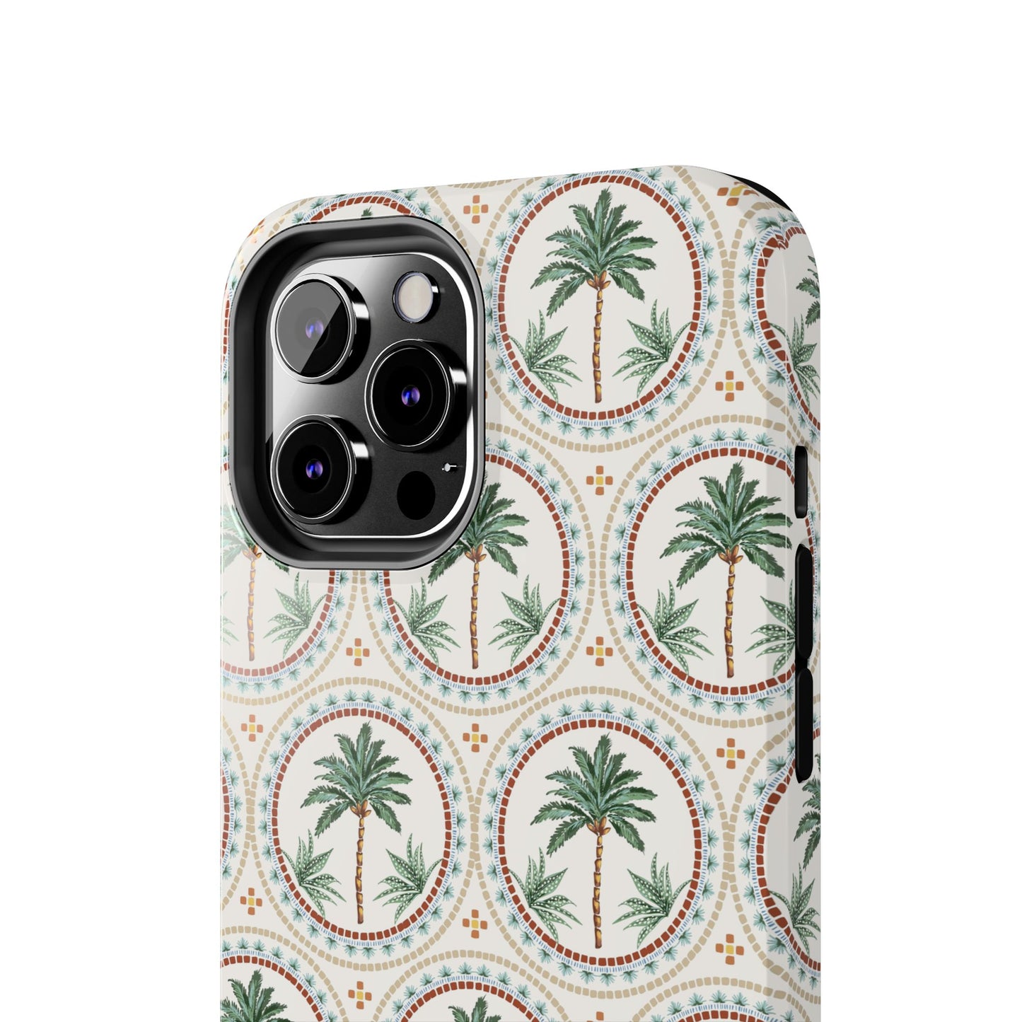 Tropical Tile Palm - Tough Phone Case - Arc & Bold