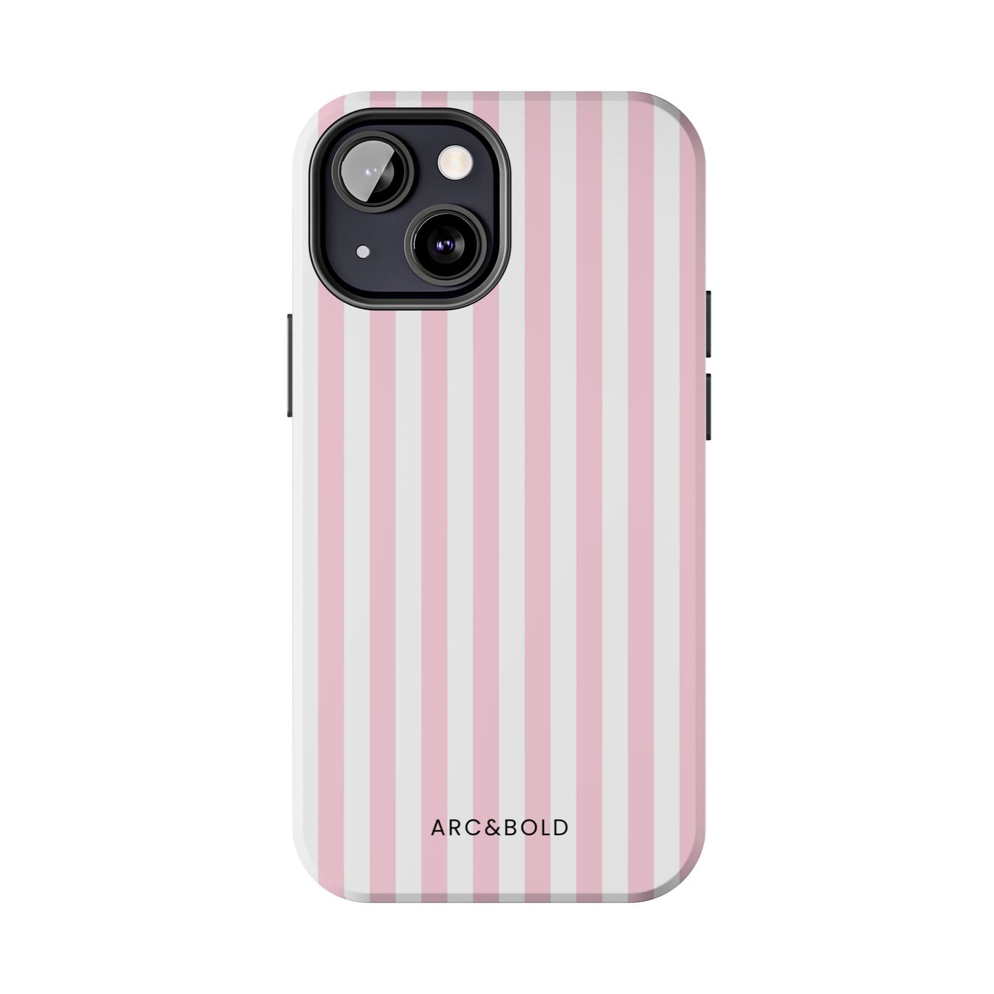 Pink Striped - Tough Phone Case - Arc & Bold
