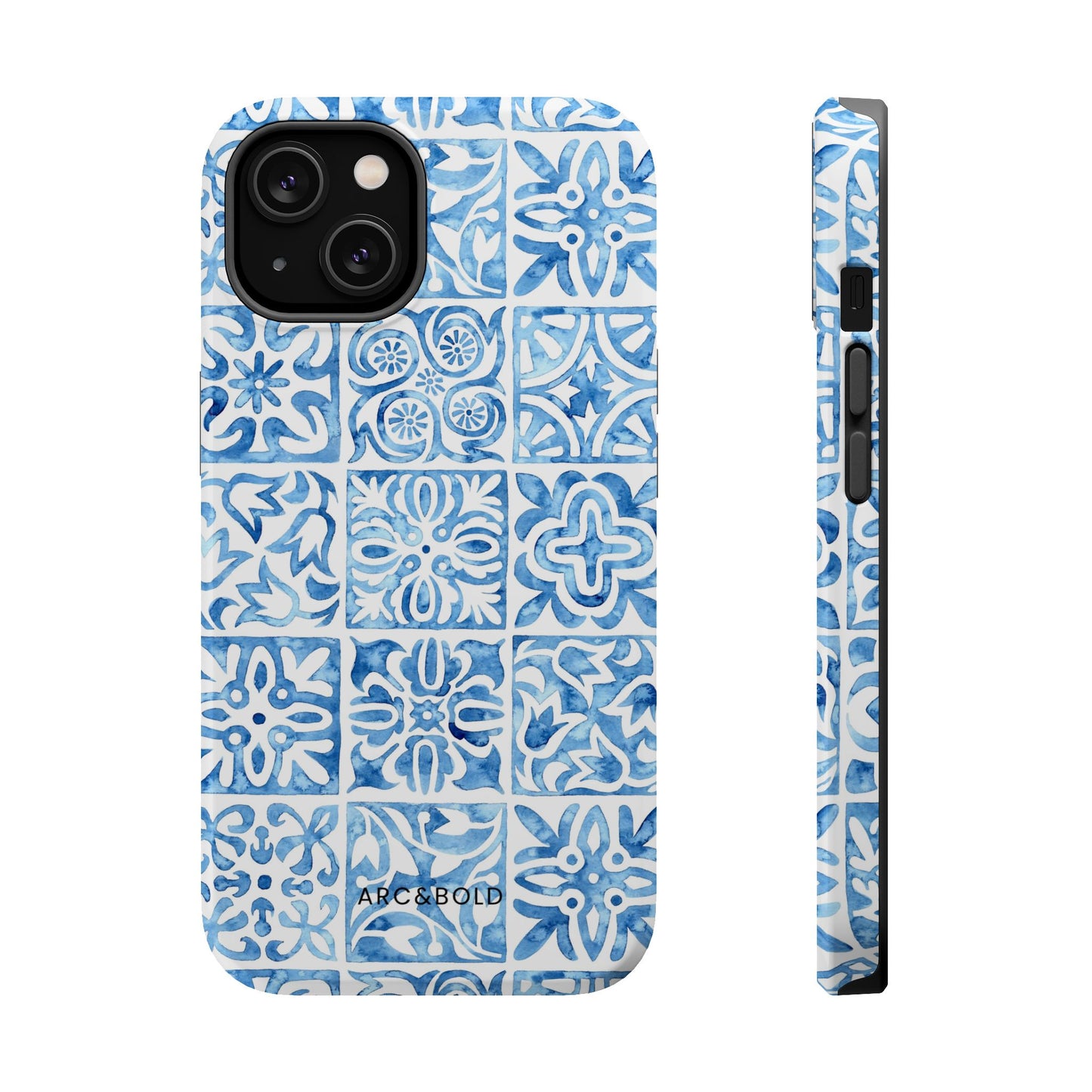 Blue Mosaic - Magnetic Phone Case - Arc & Bold
