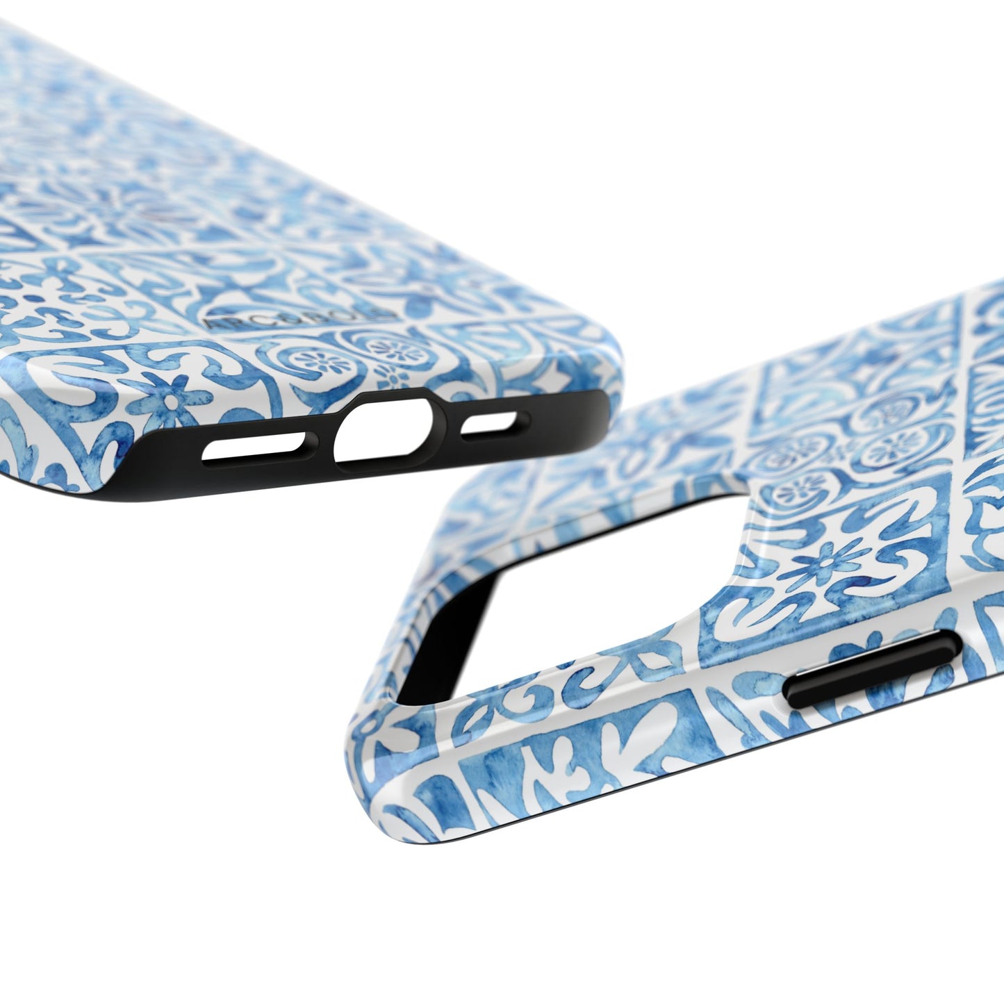 Blue Mosaic - Tough Phone Case - Arc & Bold