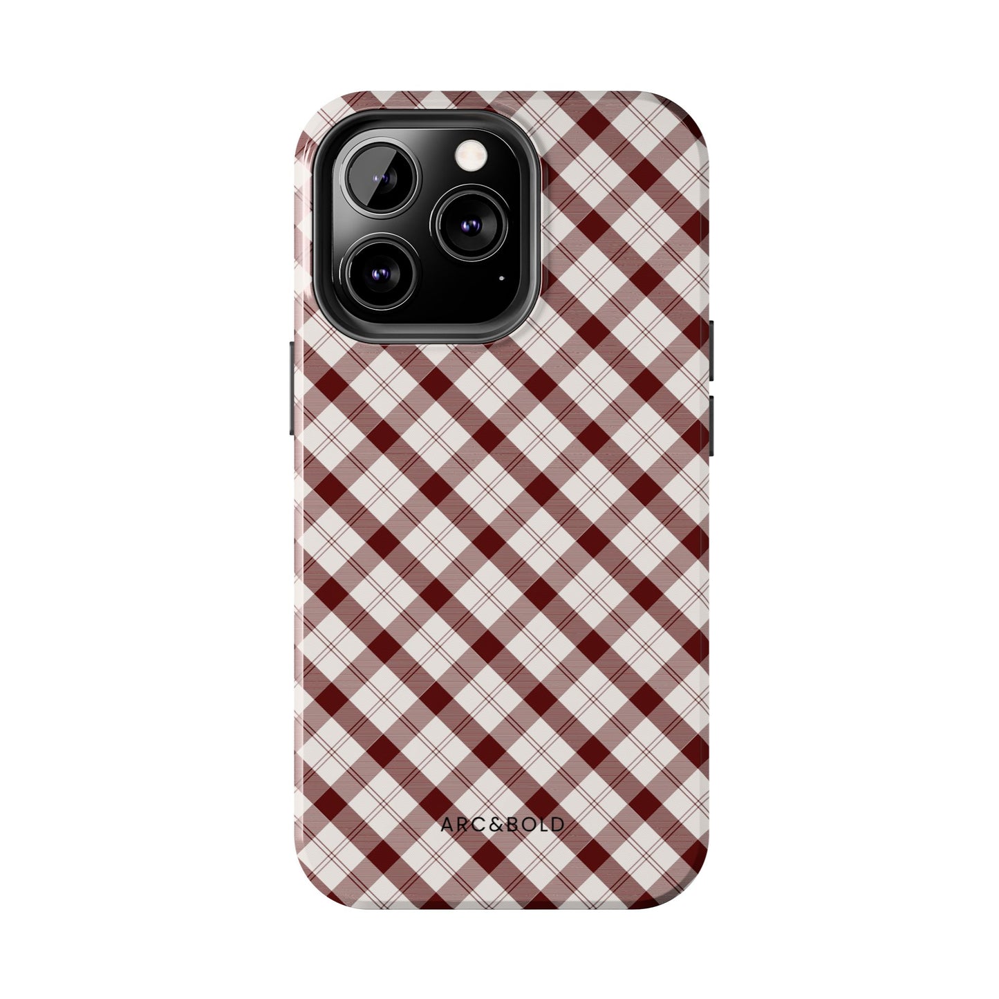 Maroon - Tough Phone Case - Arc & Bold