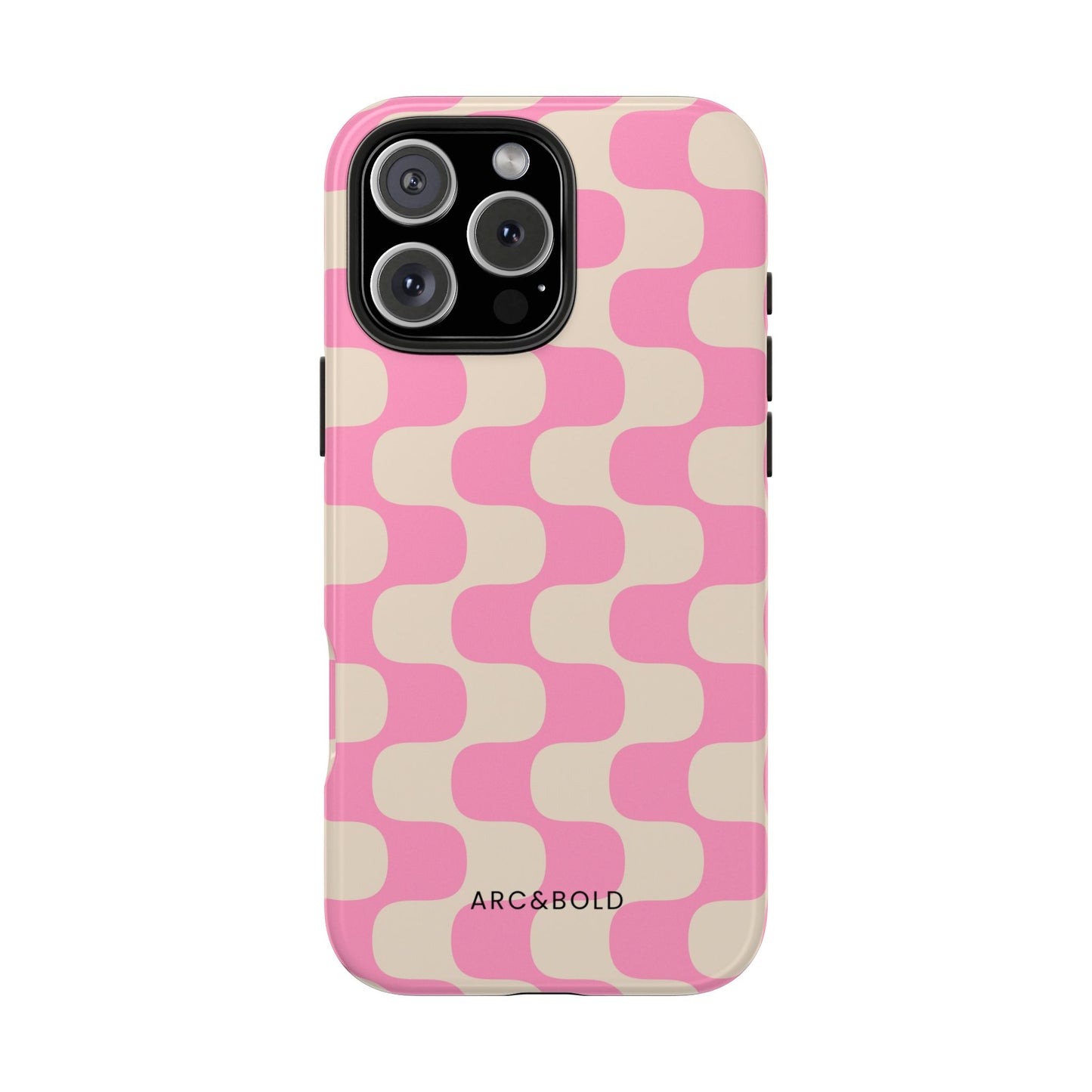 Pink Waves - Tough Phone Case - Arc & Bold