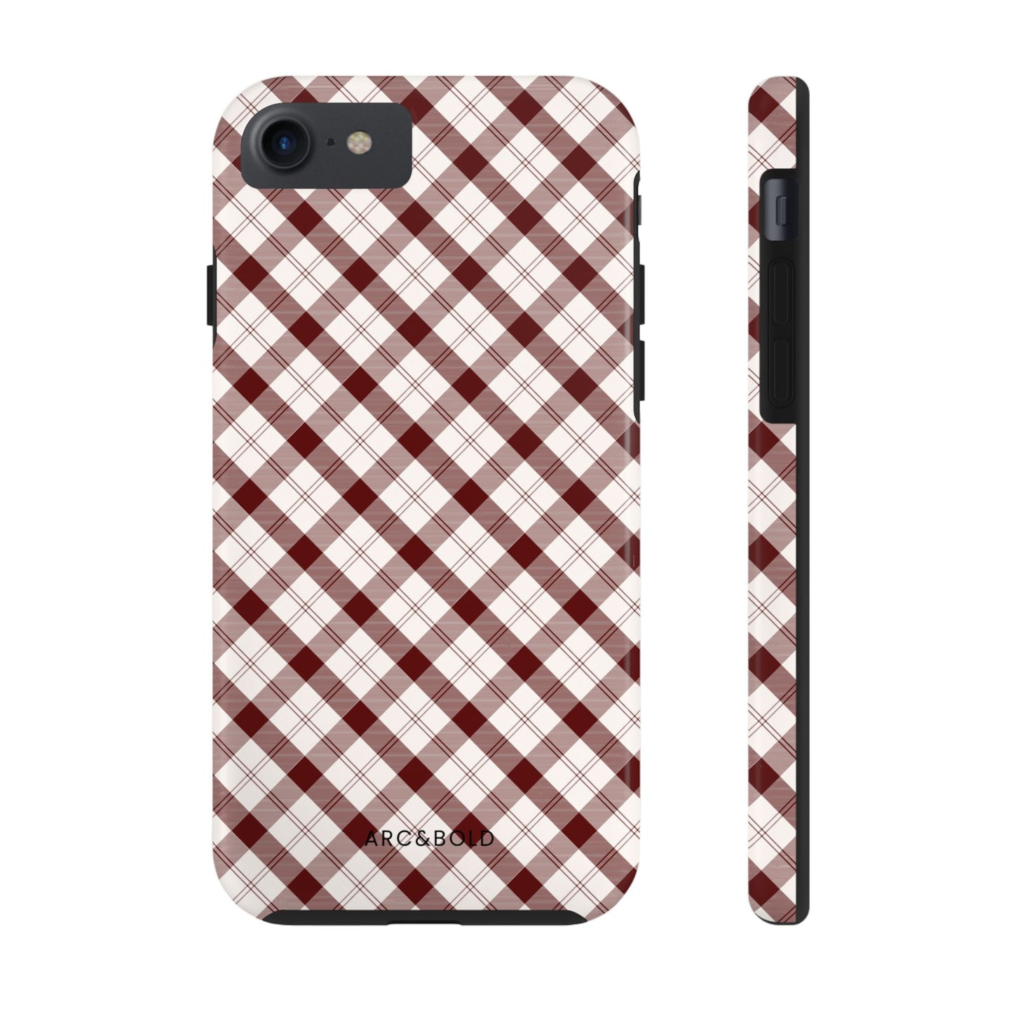 Maroon - Tough Phone Case - Arc & Bold