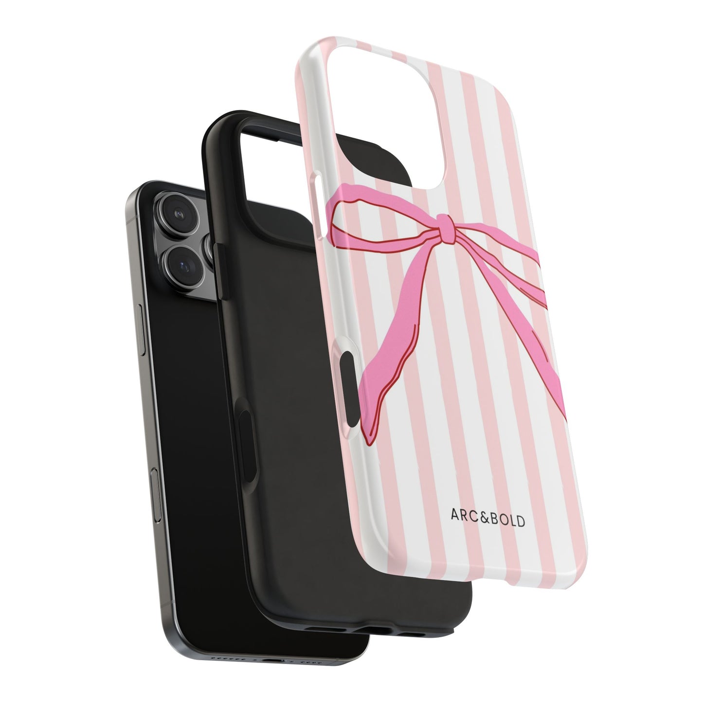 Pink Bow - Tough Phone Case - Arc & Bold