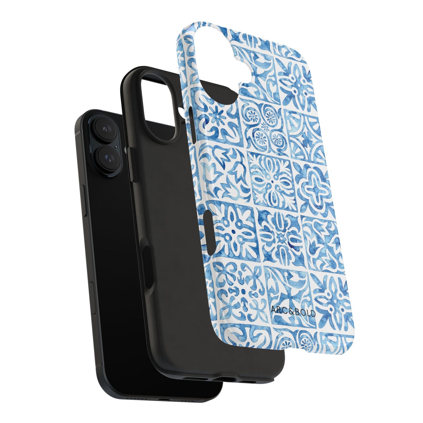 Blue Mosaic - Tough Phone Case - Arc & Bold
