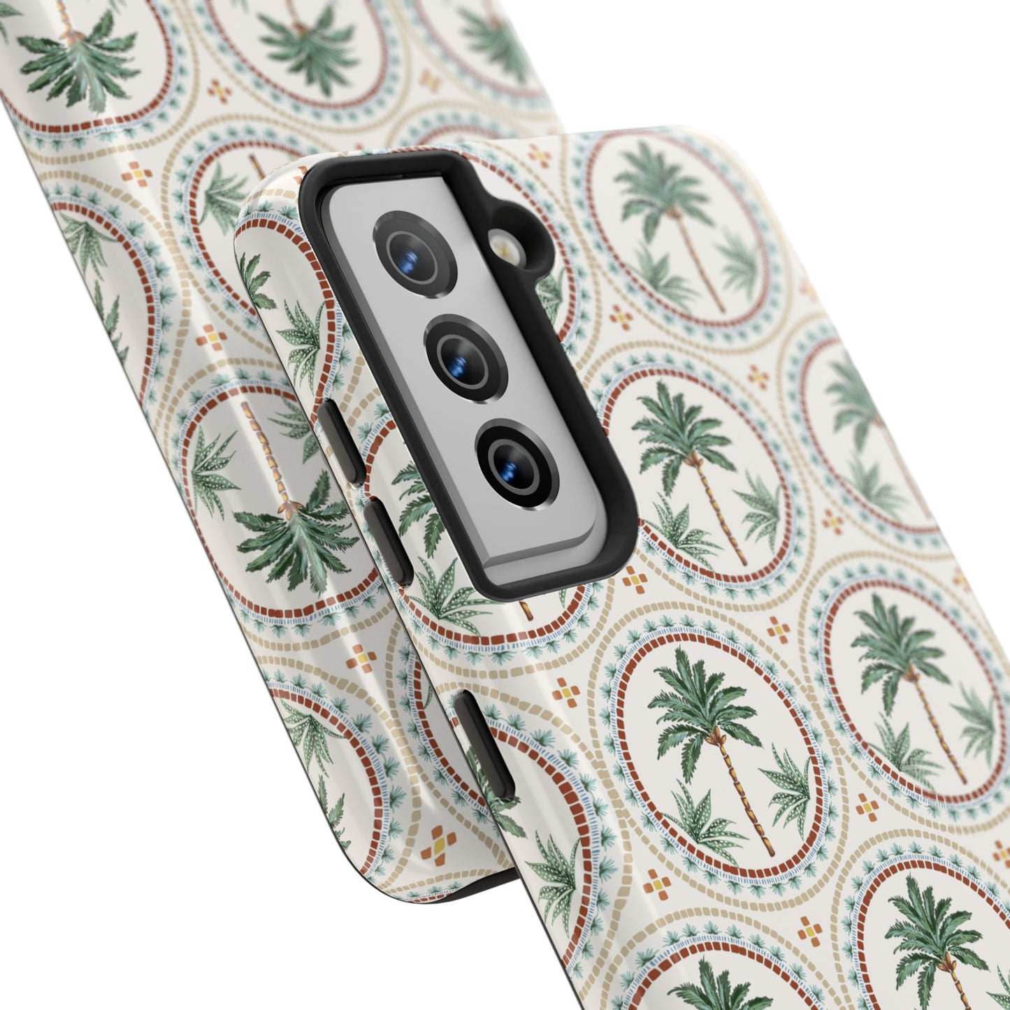 Tropical Tile Palm - Tough Phone Case - Arc & Bold