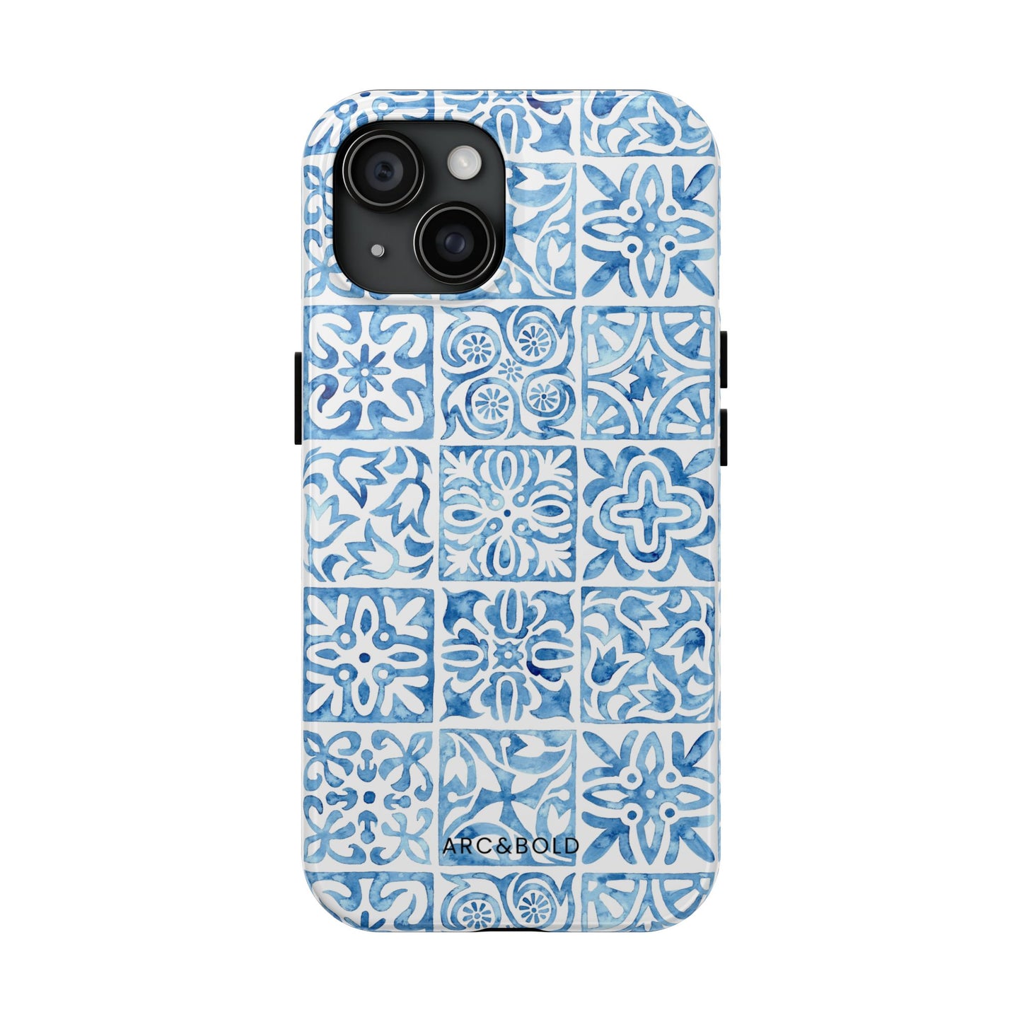 Blue Mosaic - Tough Phone Case - Arc & Bold