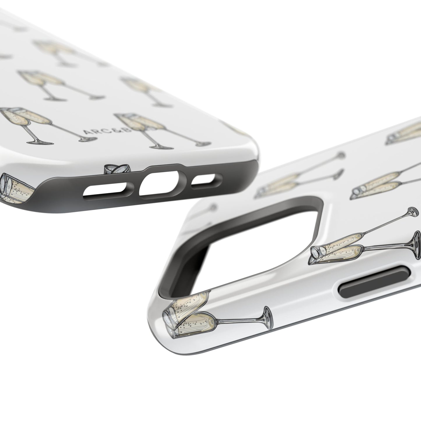 Champagne Toast -Magnetic Tough Case - Arc & Bold