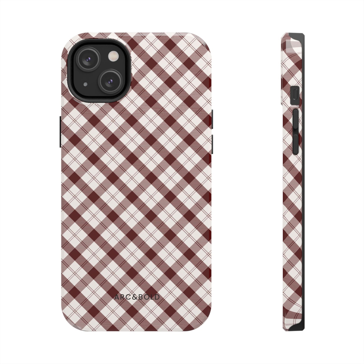 Maroon - Tough Phone Case - Arc & Bold