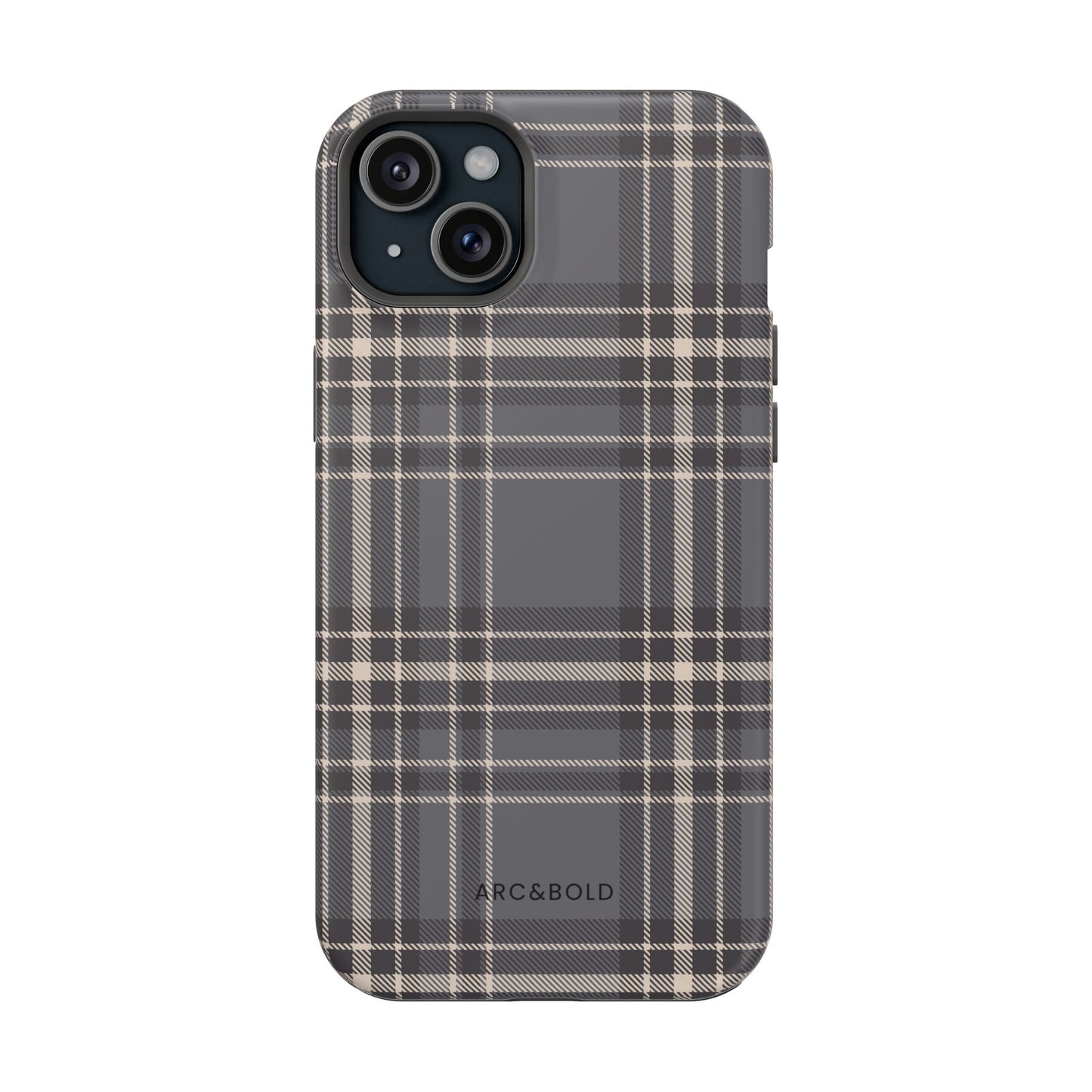 Monochrome Tartan - Magnetic Tough Case - Arc & Bold