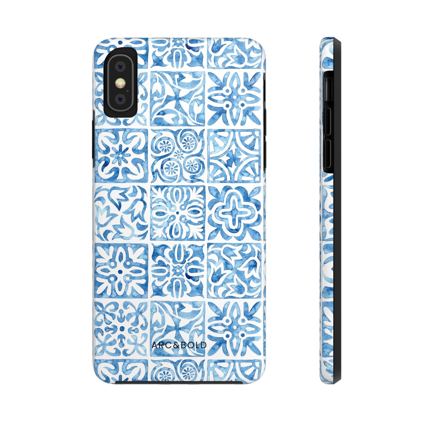 Blue Mosaic - Tough Phone Case - Arc & Bold