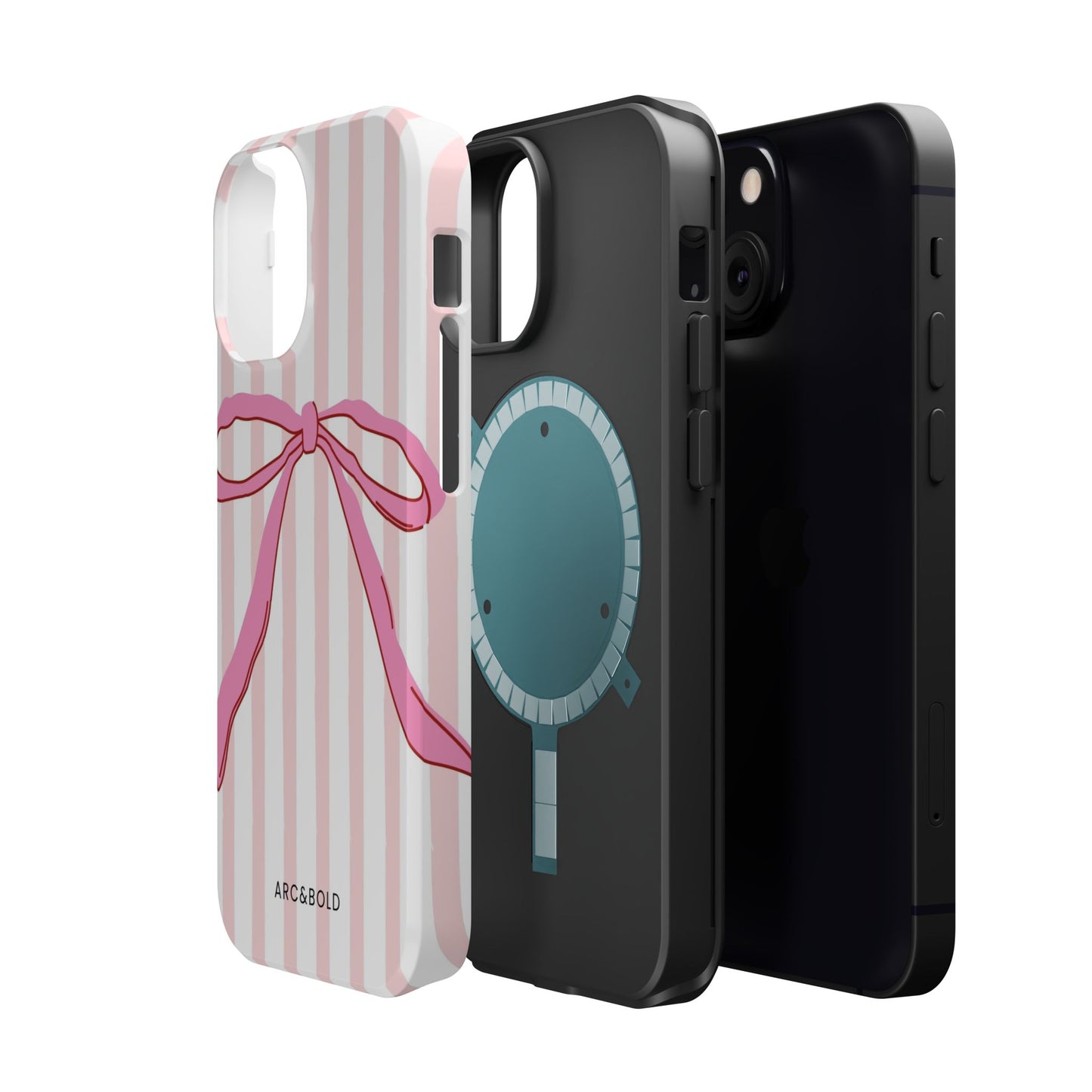 Pink Bow - Magnetic Phone Case - Arc & Bold