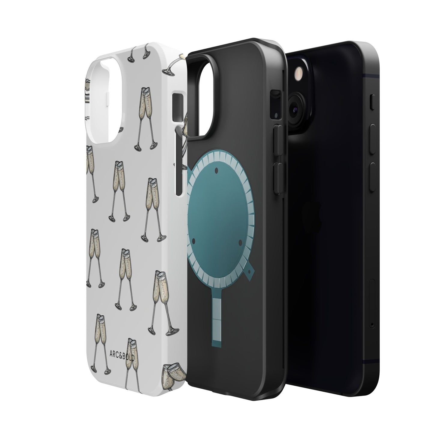Champagne Toast -Magnetic Tough Case - Arc & Bold