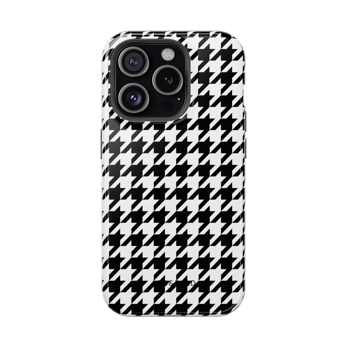 Houndstooth - Magnetic Phone Case - Arc & Bold