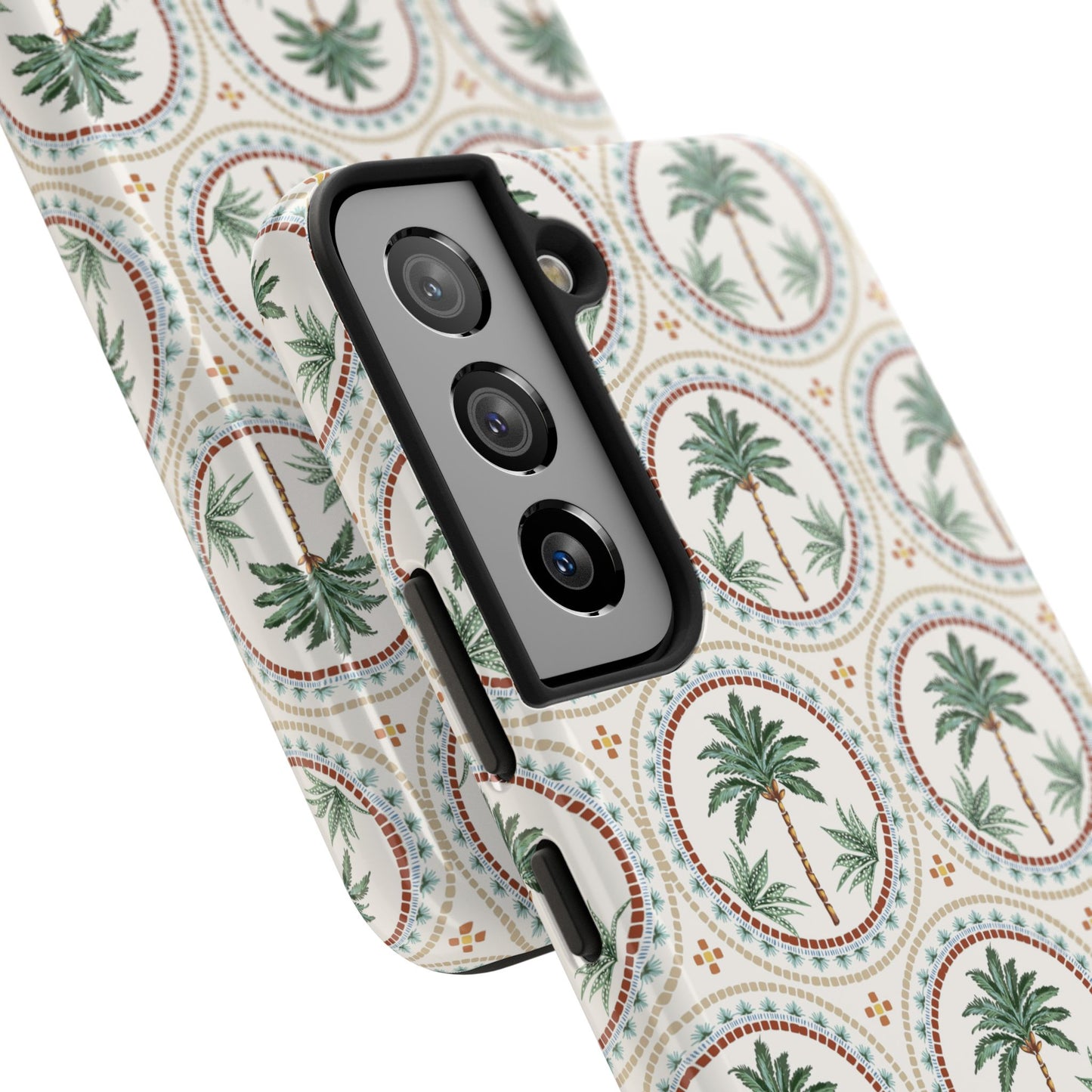Tropical Tile Palm - Tough Phone Case - Arc & Bold