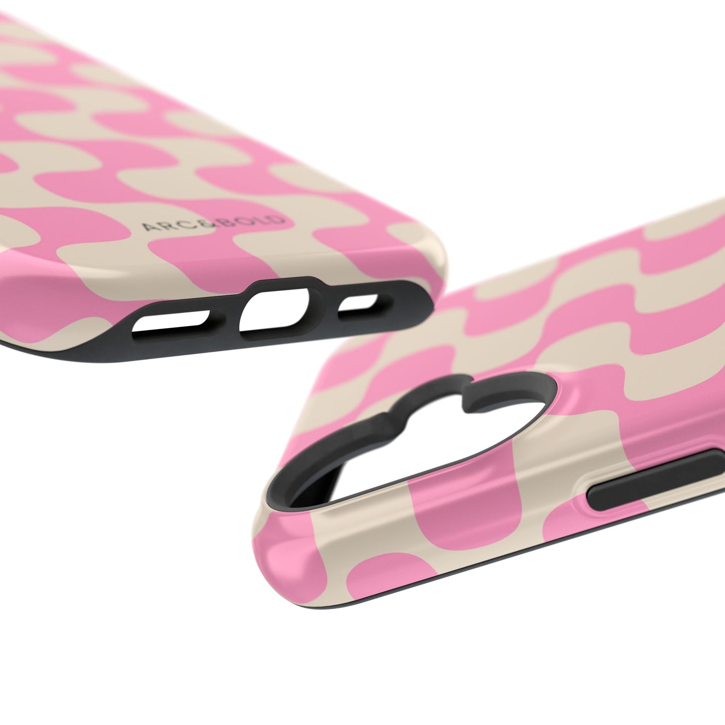 Pink Waves - Magnetic Phone Case - Arc & Bold
