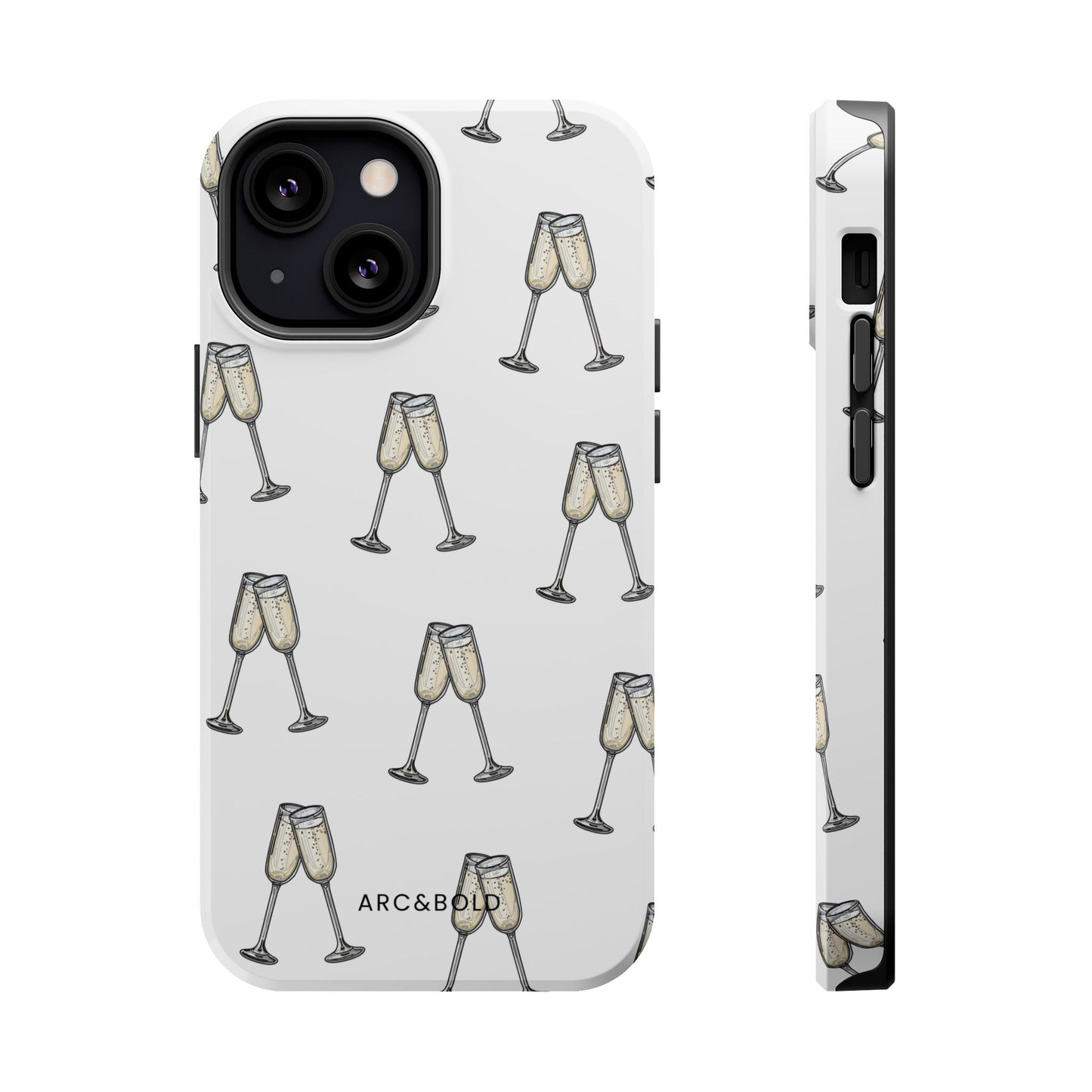 Champagne Toast -Magnetic Tough Case - Arc & Bold