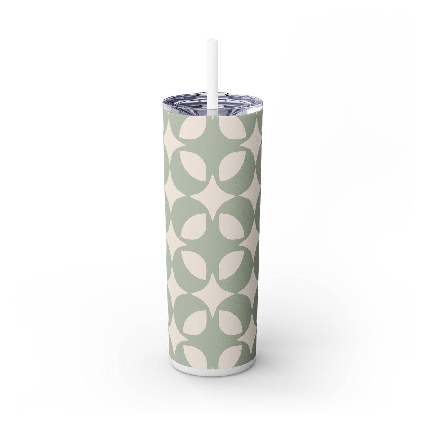 Sage Serenity - Skinny Tumbler with Straw, 20oz
