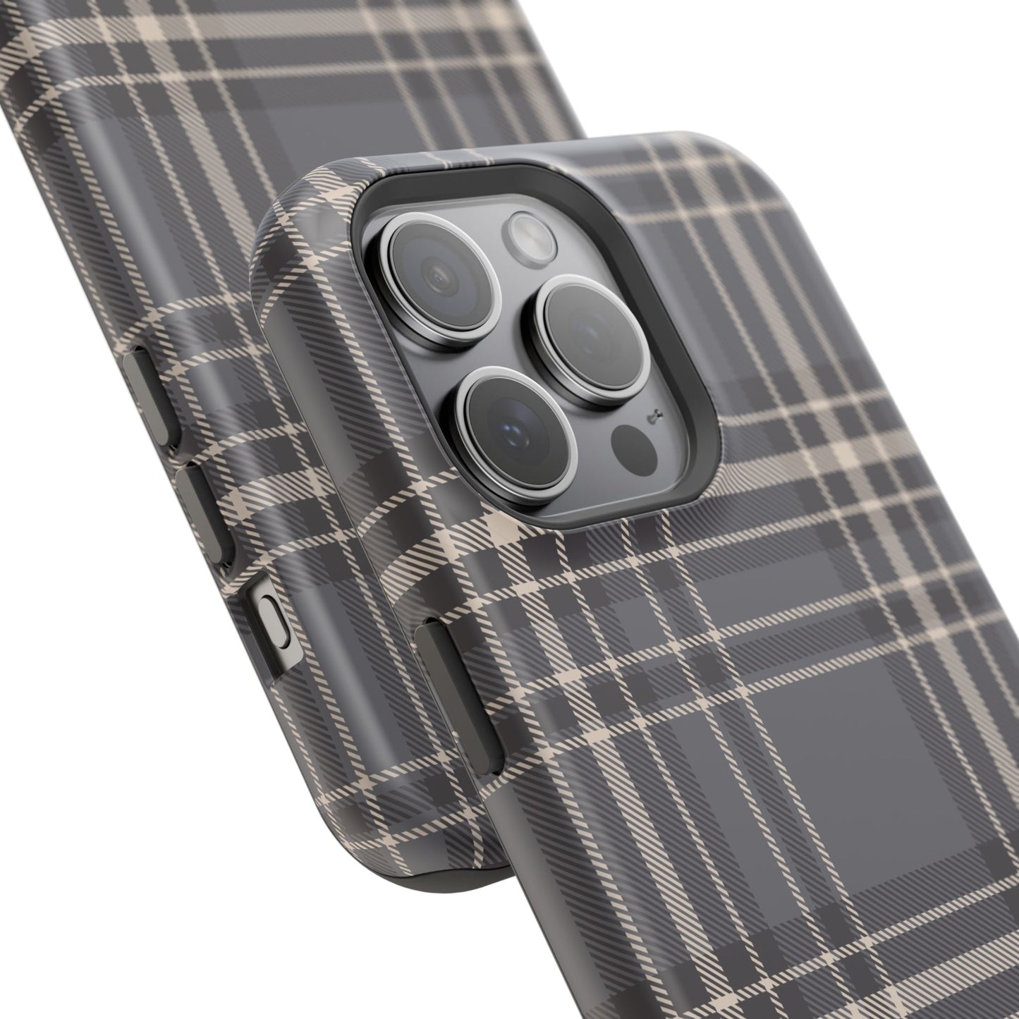 Monochrome Tartan - Magnetic Tough Case - Arc & Bold