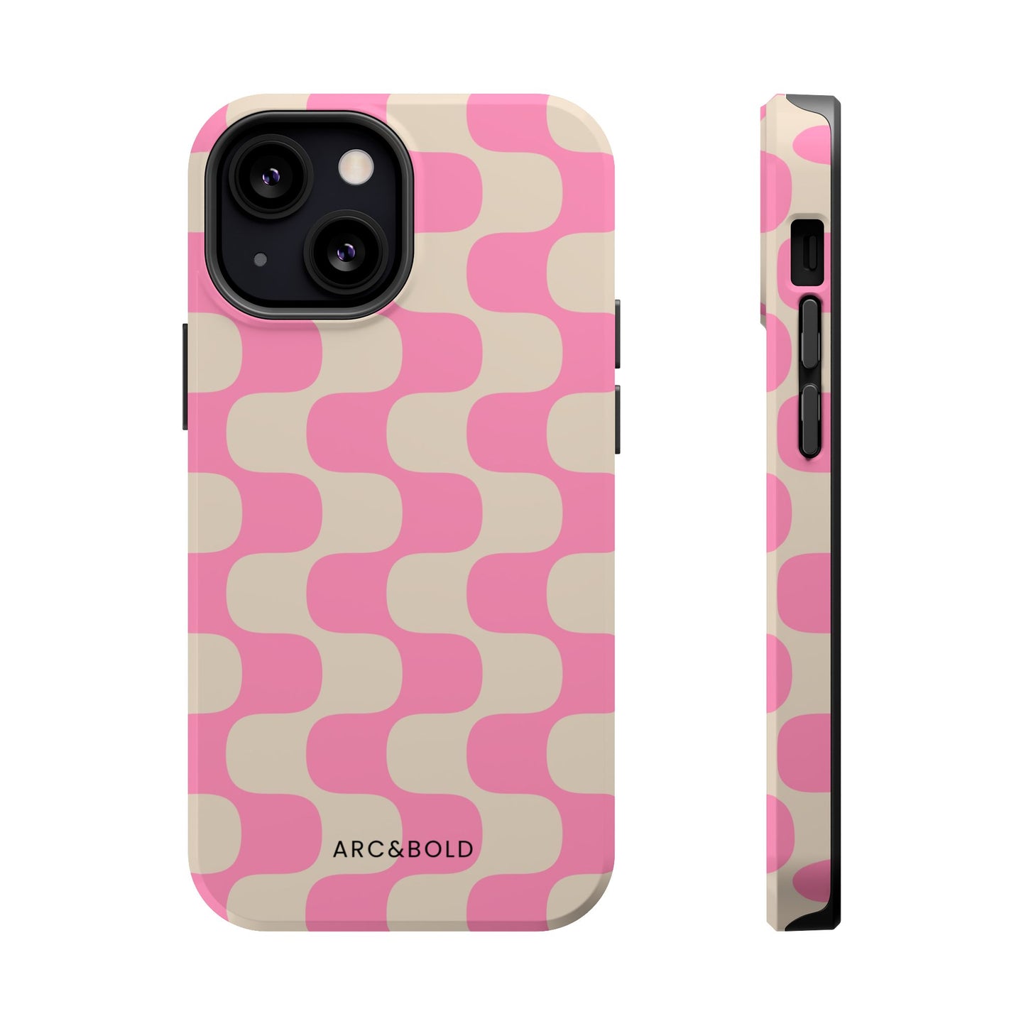 Pink Waves - Magnetic Phone Case - Arc & Bold