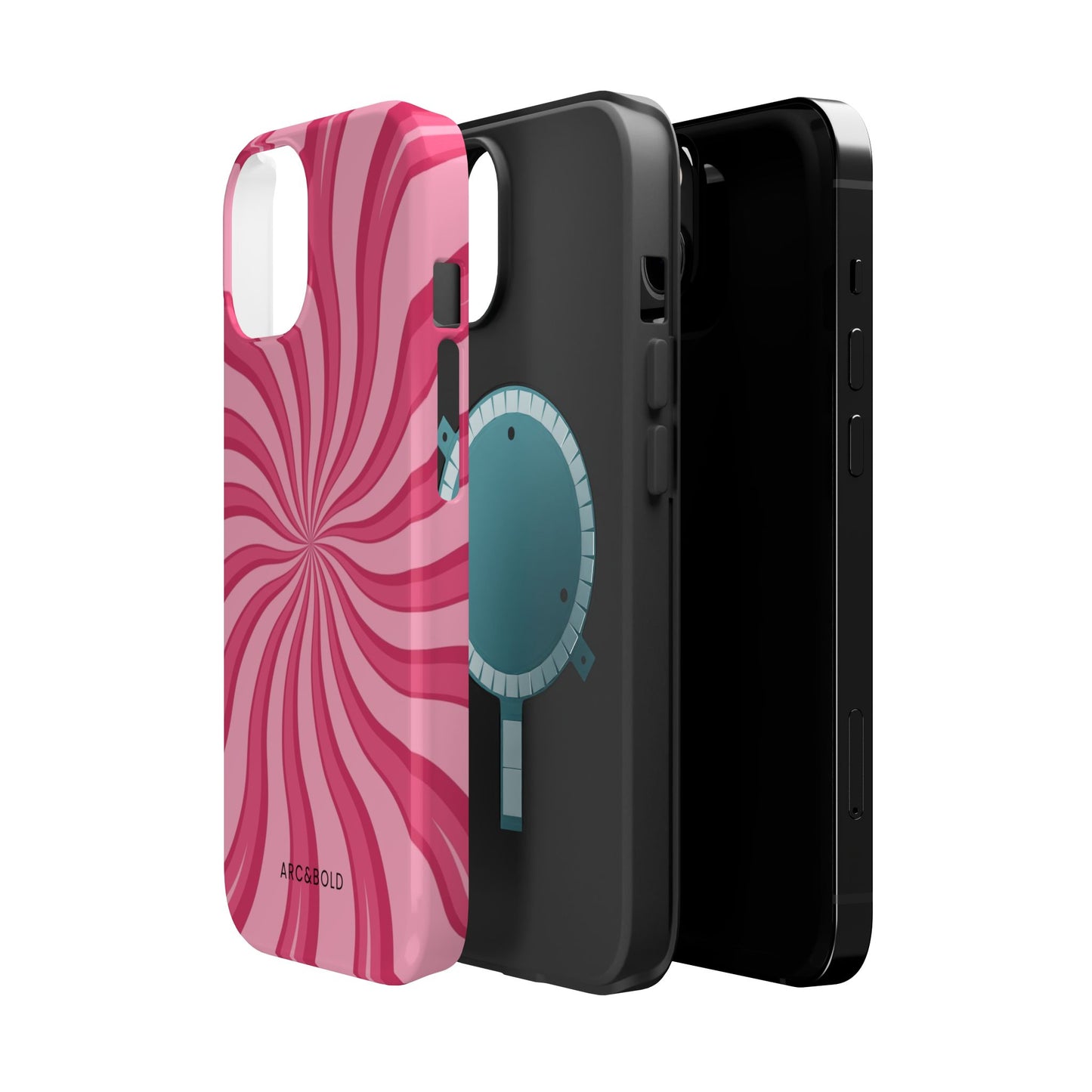 Candy Swirl - Magnetic Phone Case - Arc & Bold