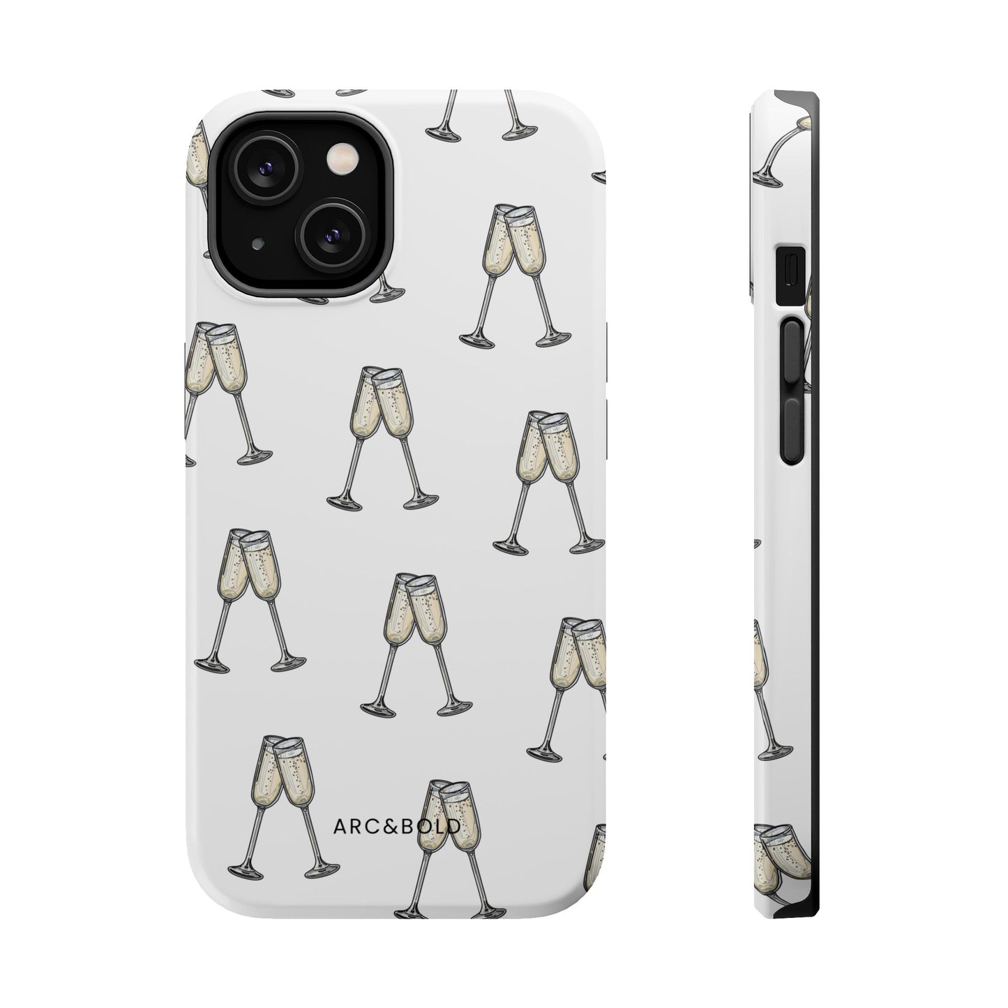 Champagne Toast -Magnetic Tough Case - Arc & Bold