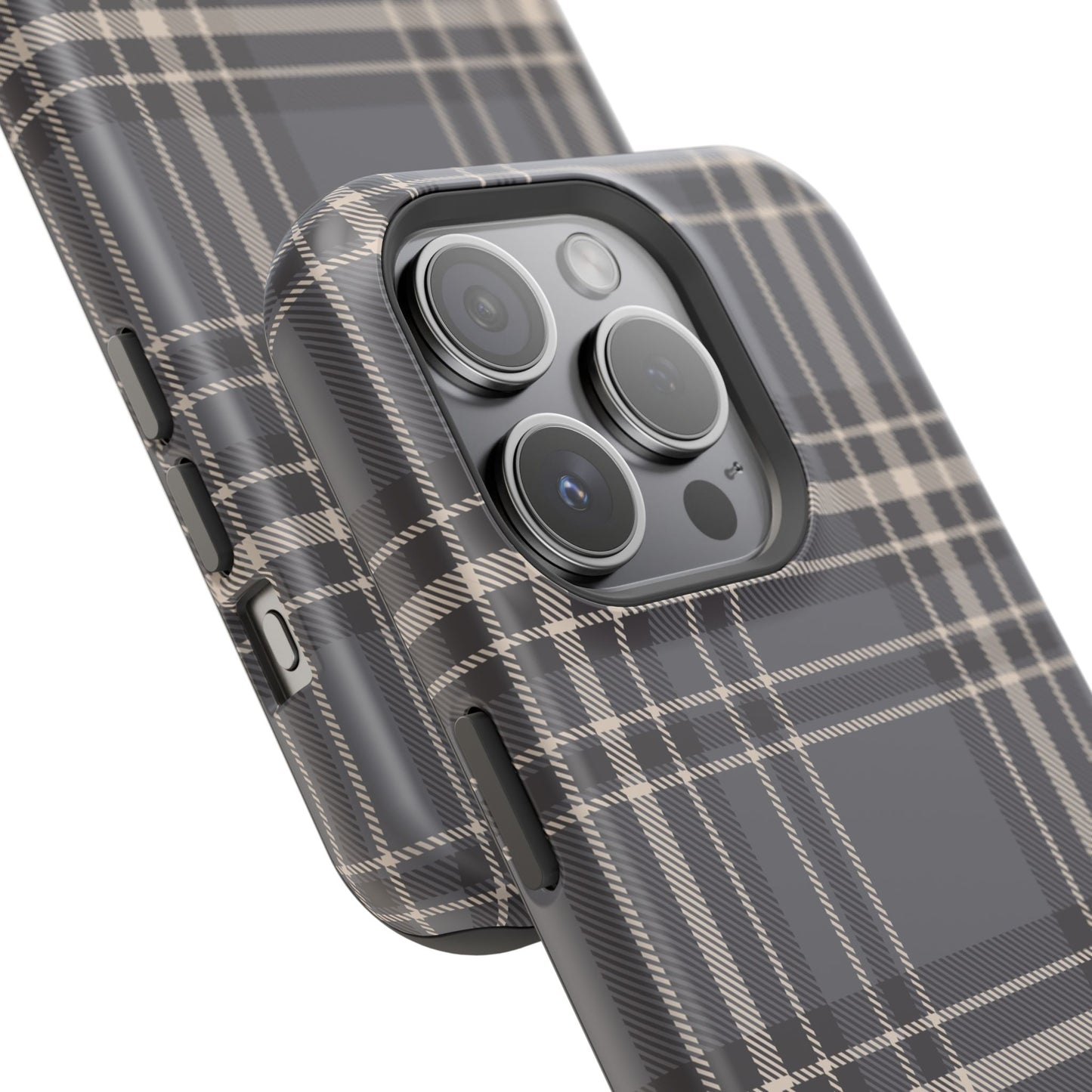 Monochrome Tartan - Magnetic Tough Case - Arc & Bold