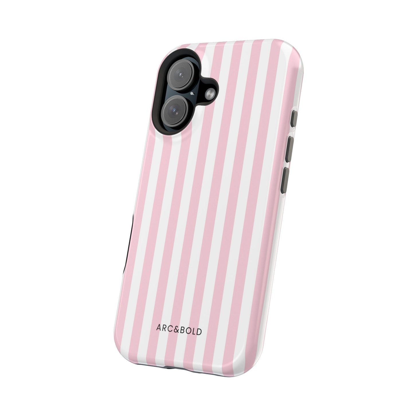 Pink Striped - Magnetic Tough Case - Arc & Bold