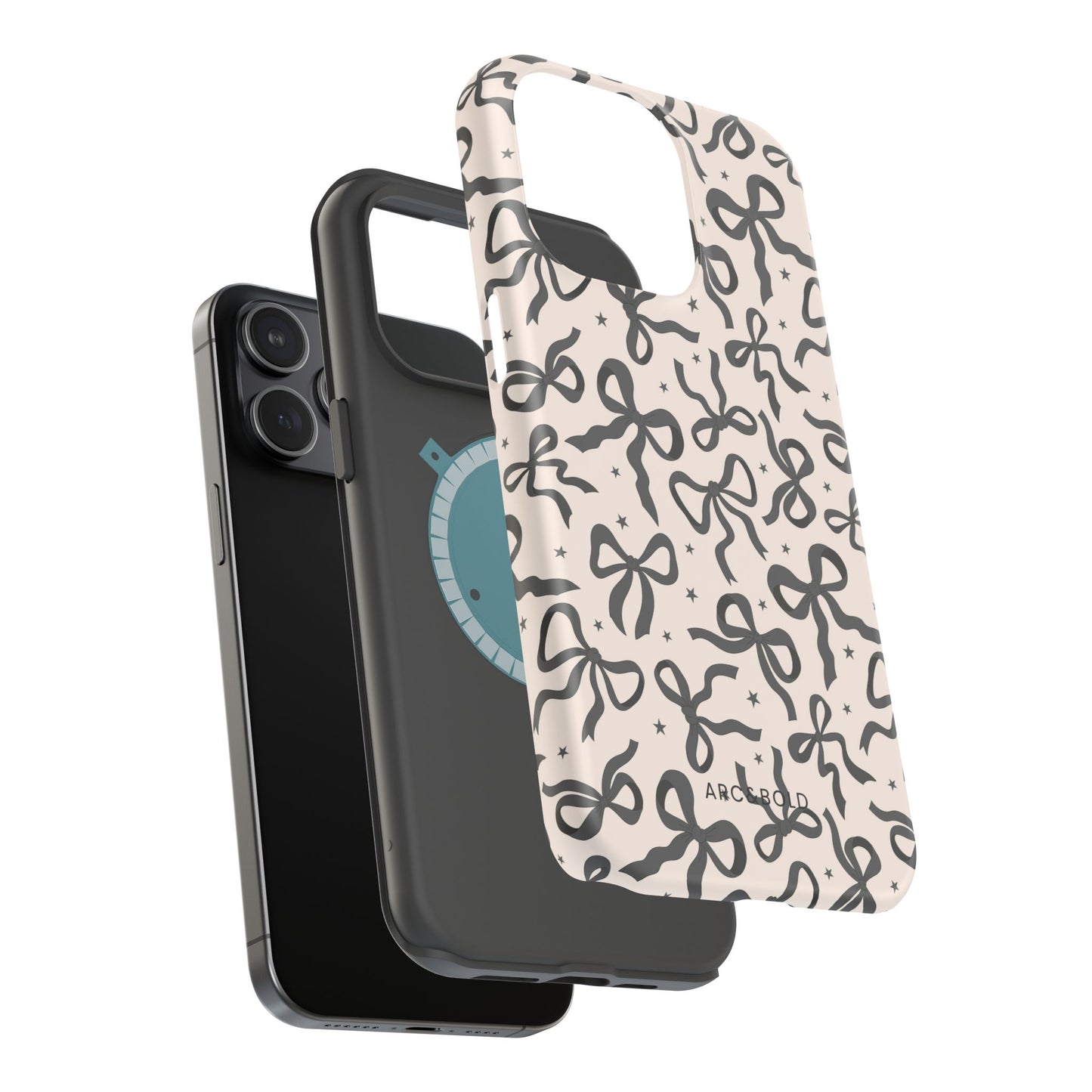 Noir Bows - Magnetic Tough Case - Arc & Bold