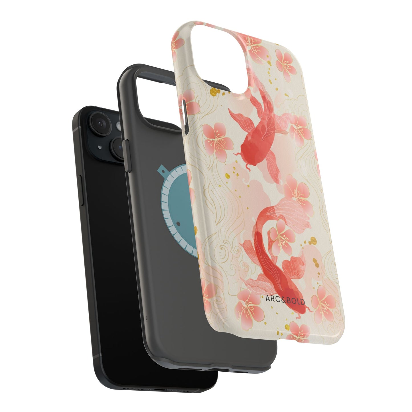 Koi Fish - Magnetic Phone Case - Arc & Bold
