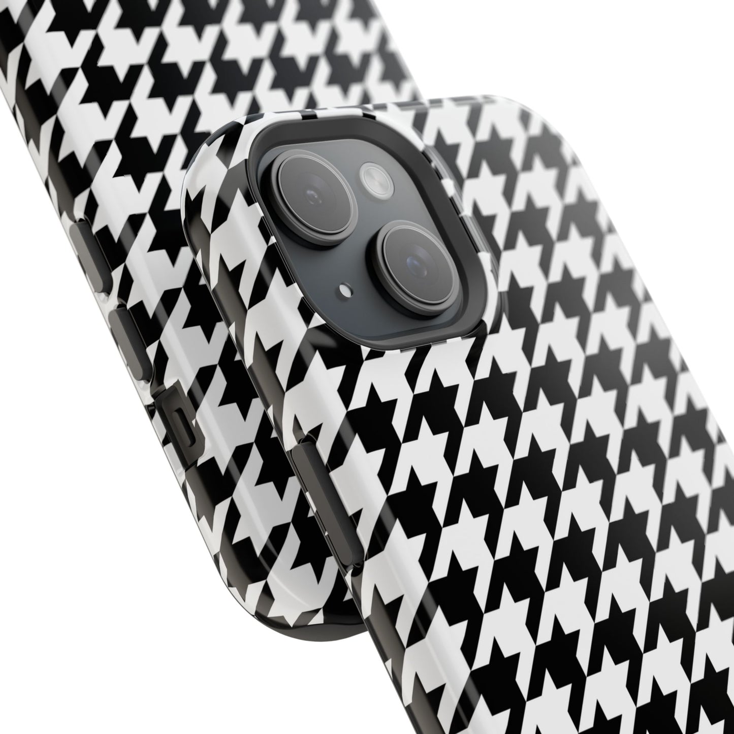 Houndstooth - Magnetic Phone Case - Arc & Bold