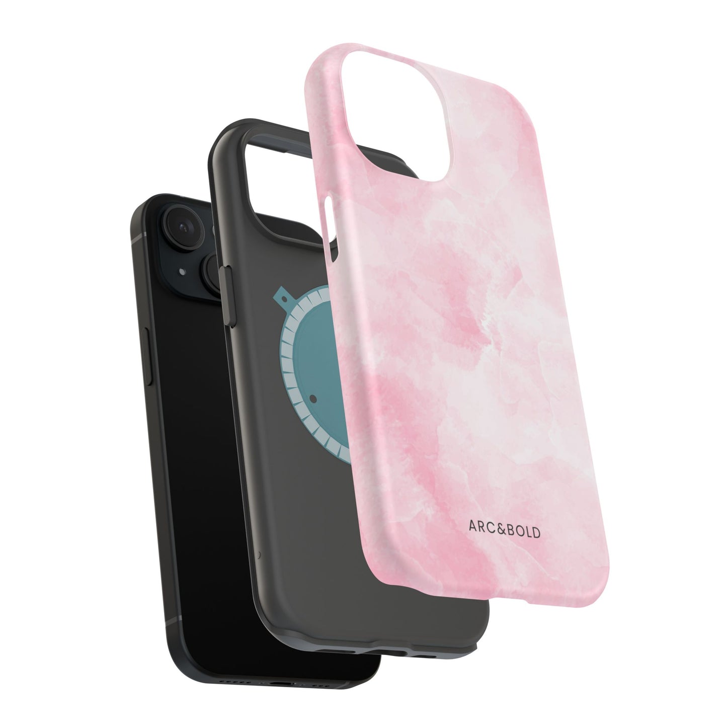 Blush Marble - Magnetic Tough Case - Arc & Bold