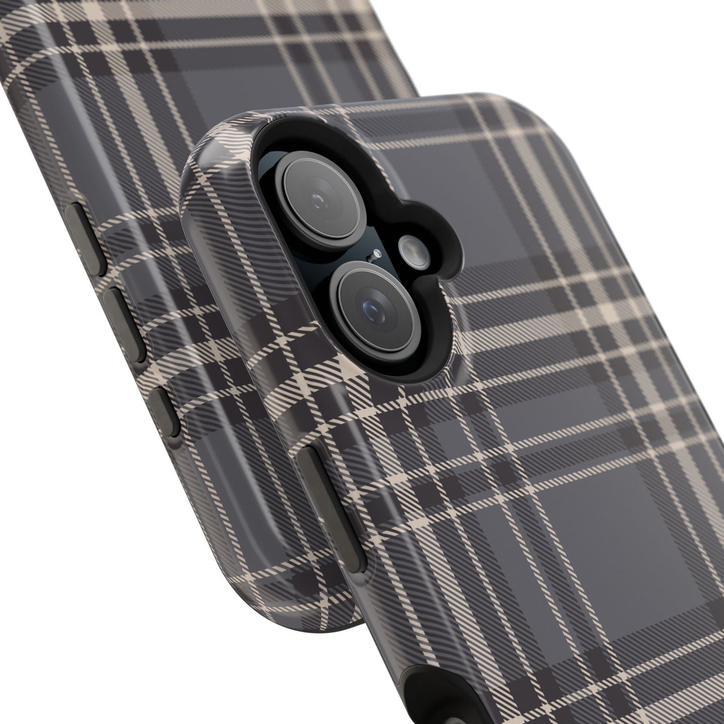 Monochrome Tartan - Magnetic Tough Case - Arc & Bold