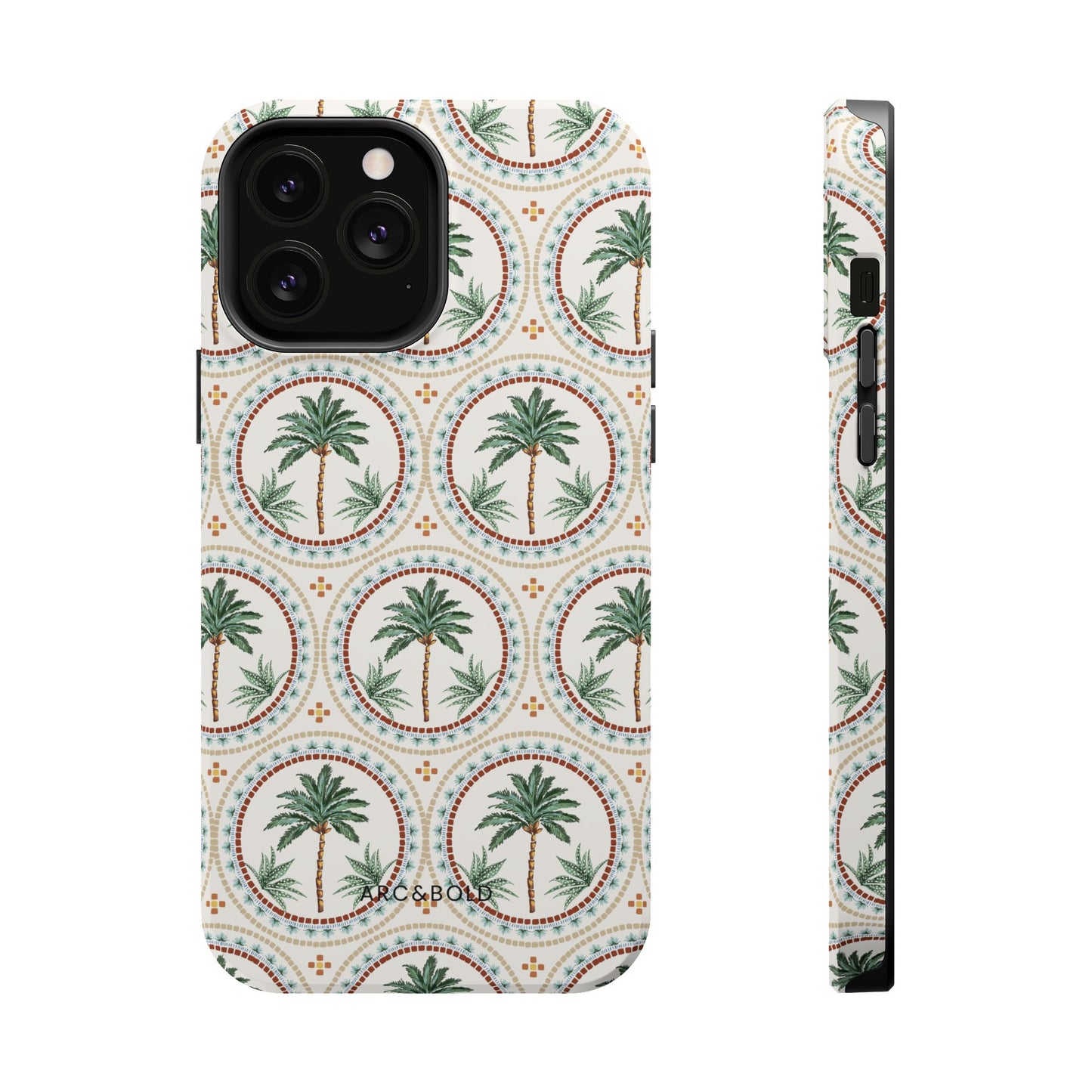 Tropical Tile Palm - Magnetic Tough Case - Arc & Bold